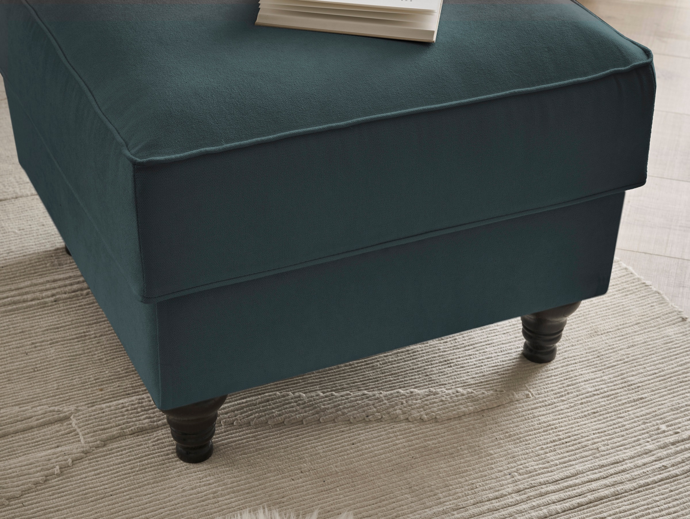 Home affaire Hocker »WESTMINSTER«, mit Federkern-Polsterung