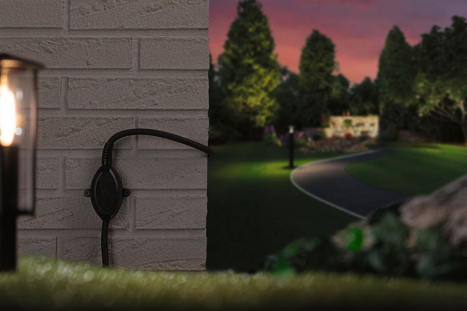 Paulmann LED Außen-Wandleuchte »Plug & Shine Sensor Wireless Twilight Outdoor IP67 Schwarz«, 1 flammig