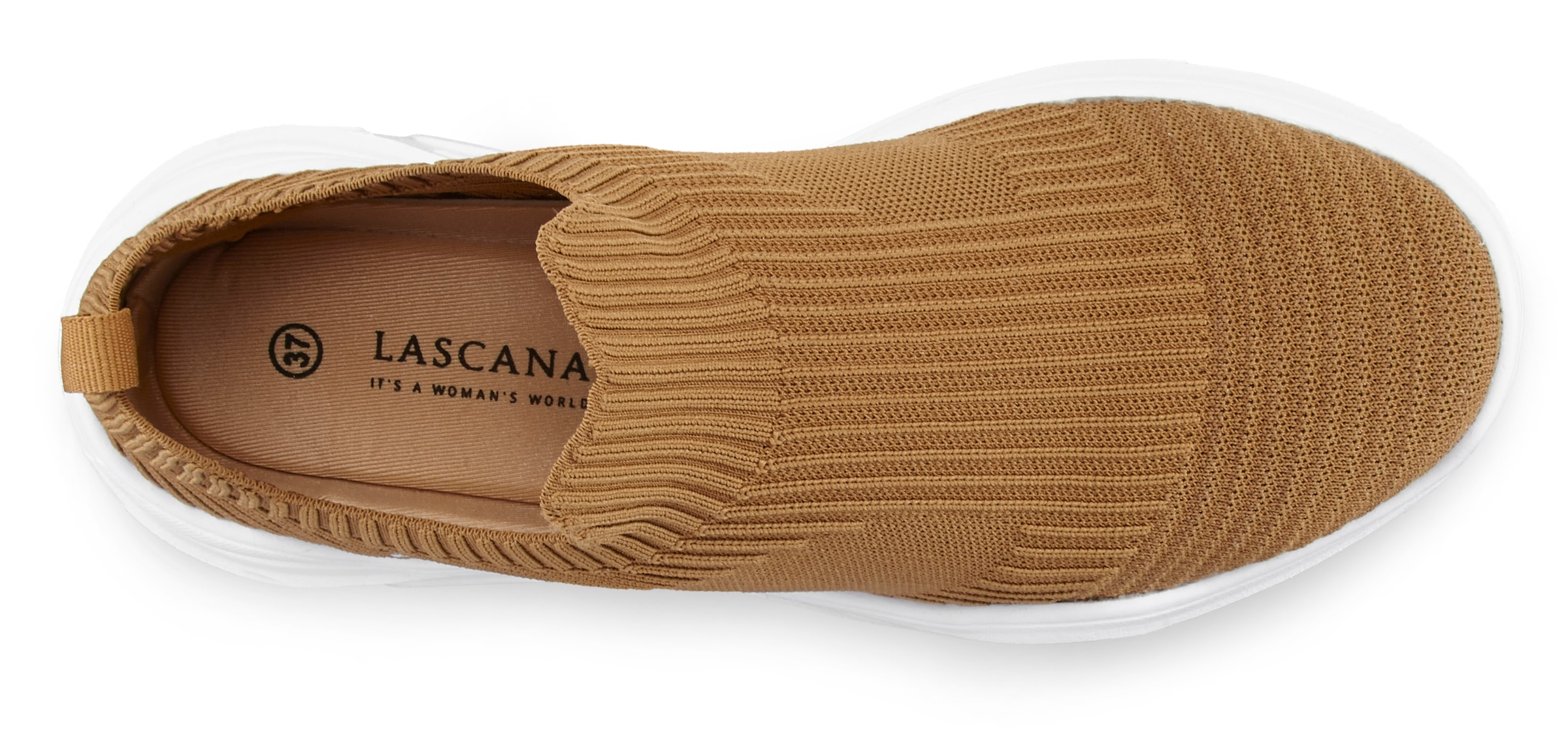 LASCANA Sneaker, Halbschuh, Slipper, Freizeitschuh zum Reinschlüpfen VEGAN