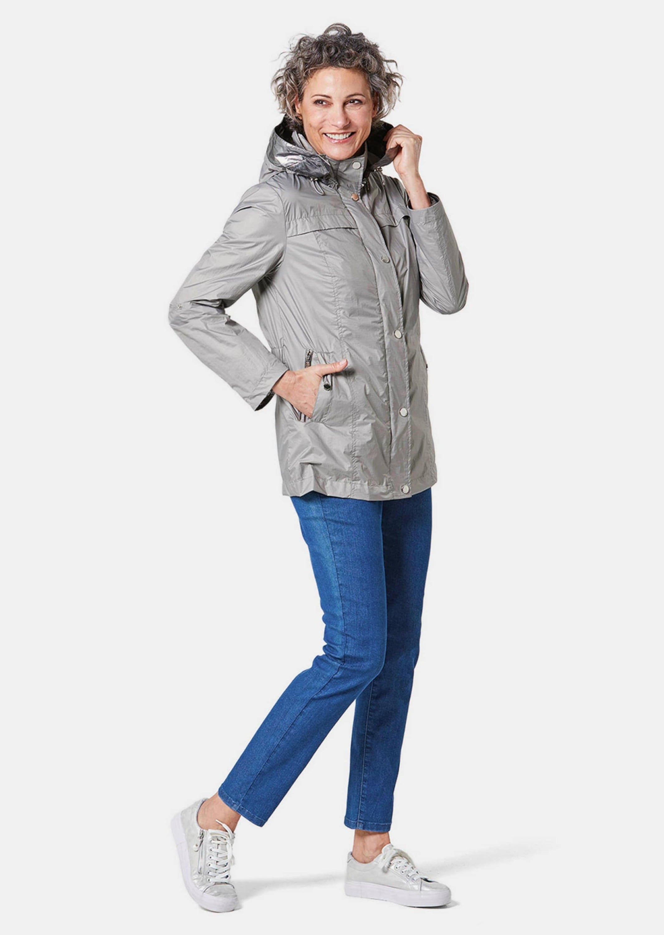 GOLDNER Blouson »Leichtjacke mit vielen Details«