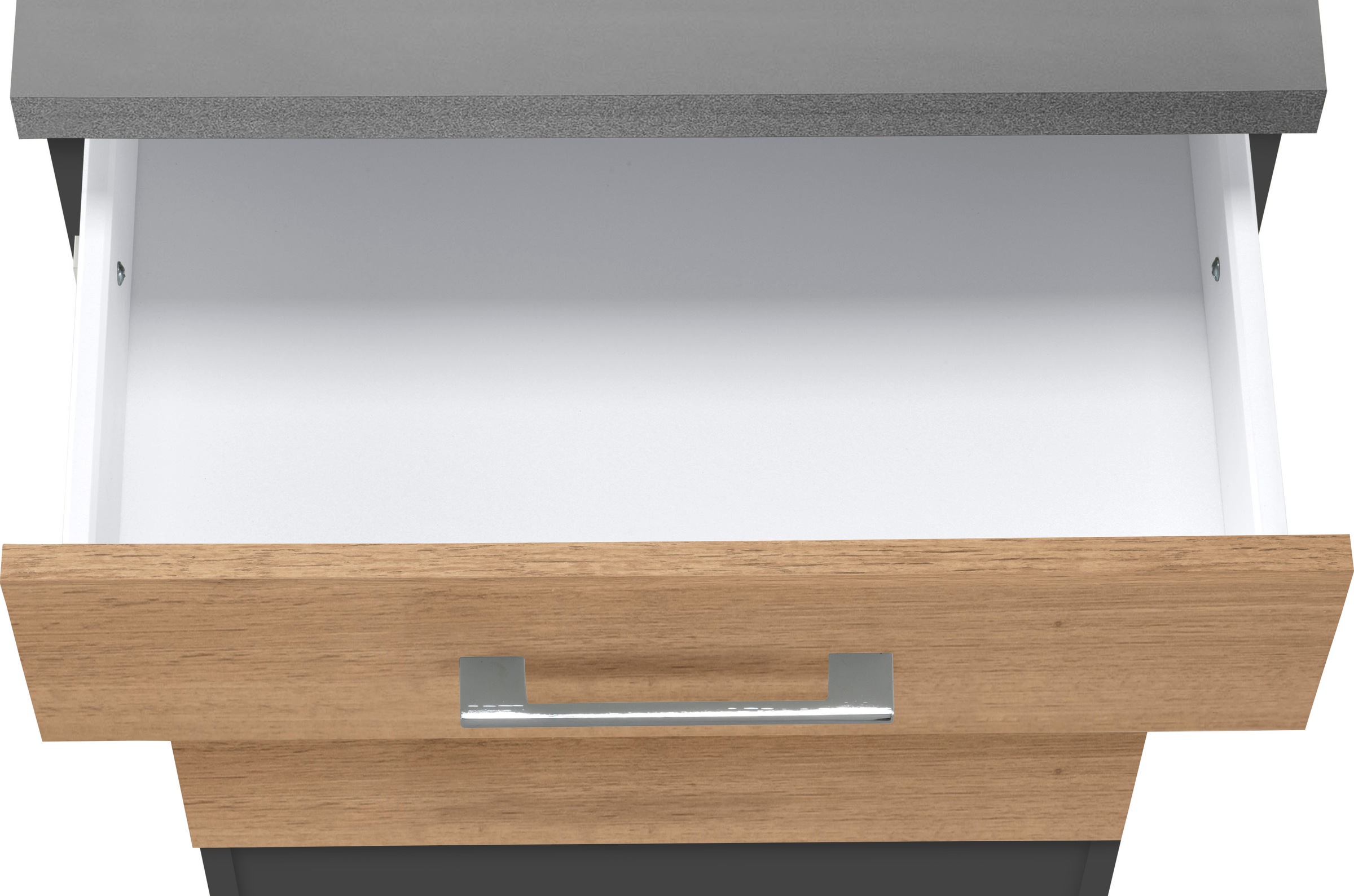 KOCHSTATION Küchenzeile »KS-Colmar« mit E-Geräten, Breite 300 cm