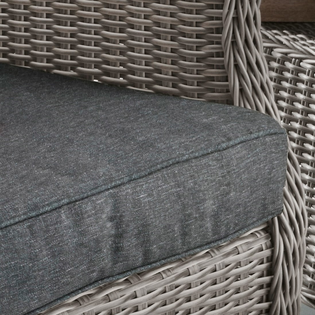 Destiny Gartensessel »CASA«, (1 St.), Aluminium, Polyrattan, inkl. Auflagen