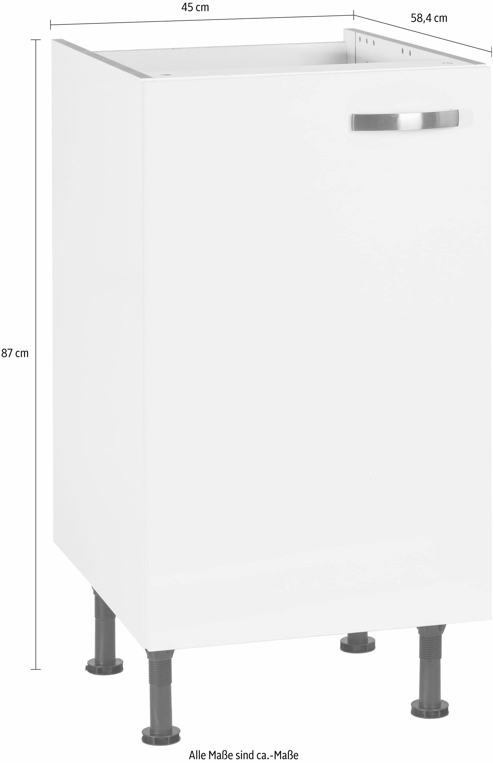 KOCHSTATION Spülenschrank »KS-Cara«, Breite 45 cm