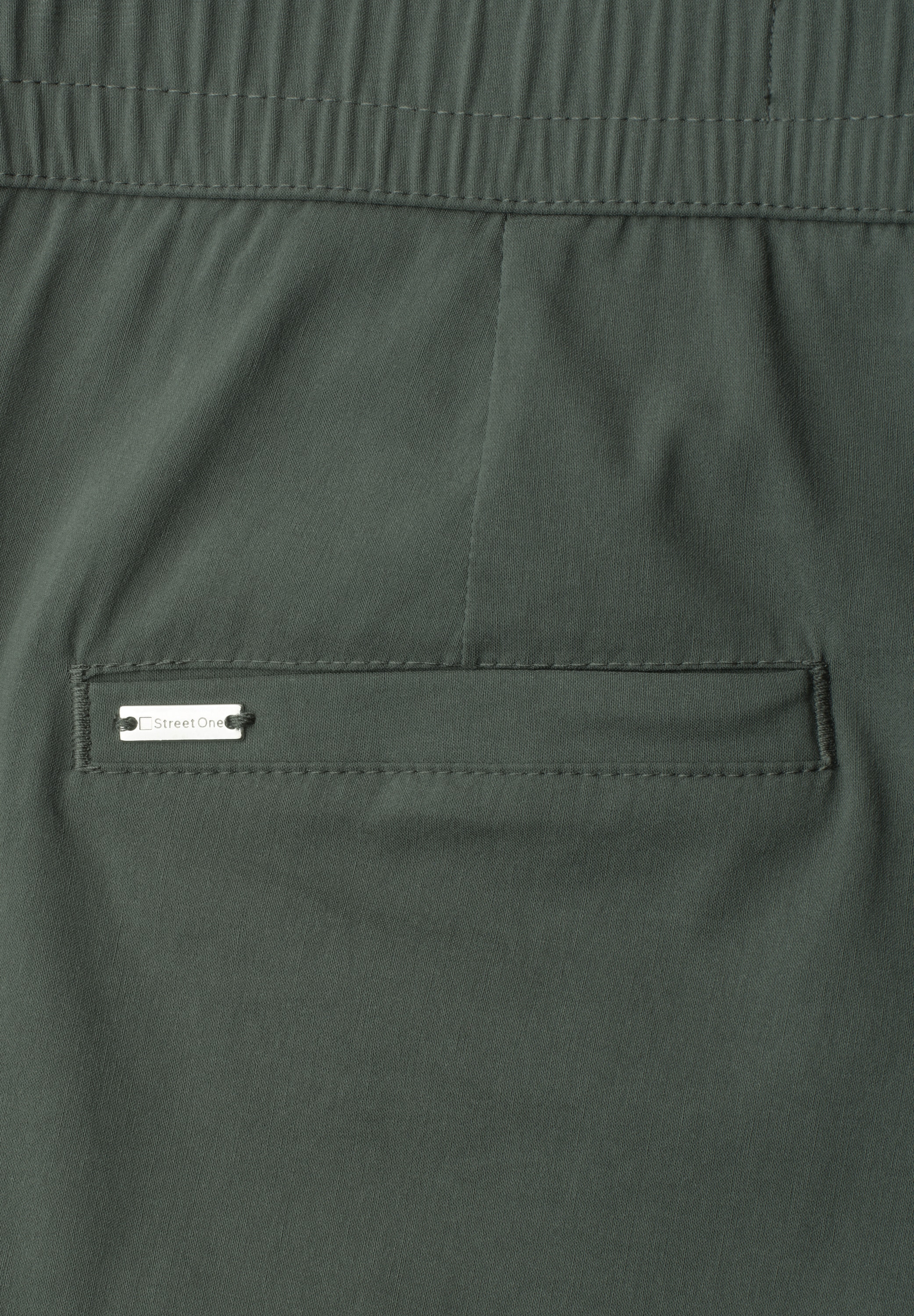 STREET ONE Chinohose  Slim Leg Chino mit Elastikbund