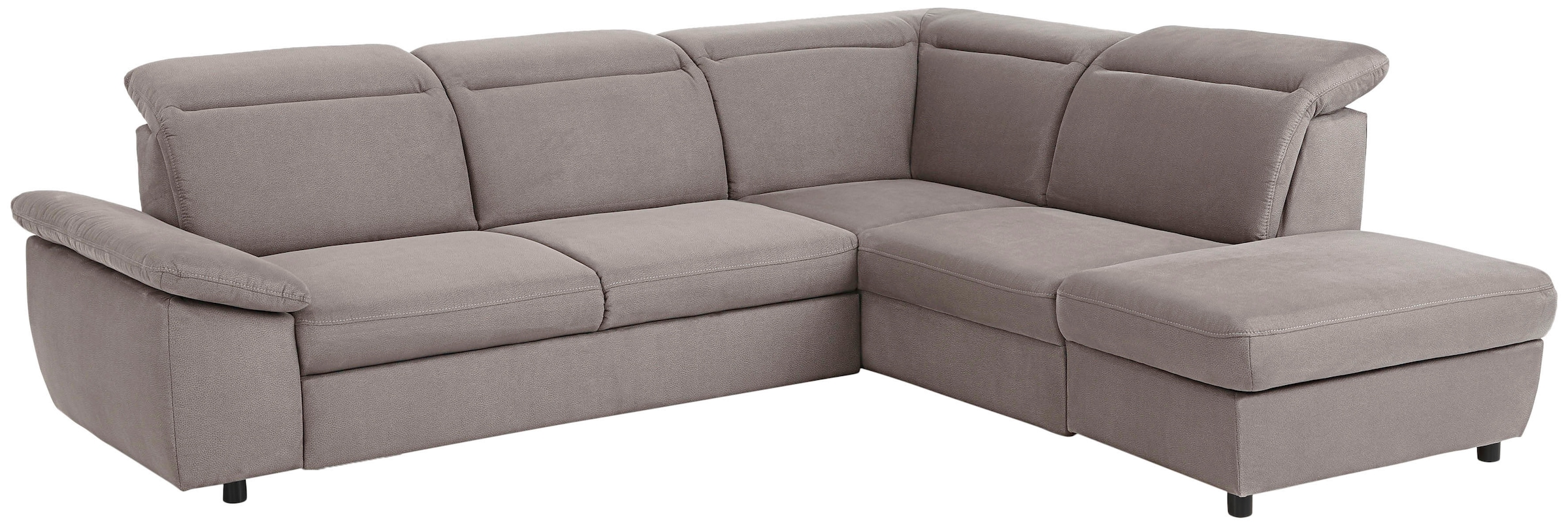 Home affaire Ecksofa »Mauritius L-Form«, mit Ottomane, mit Kopfteil- und Armlehnverstellung