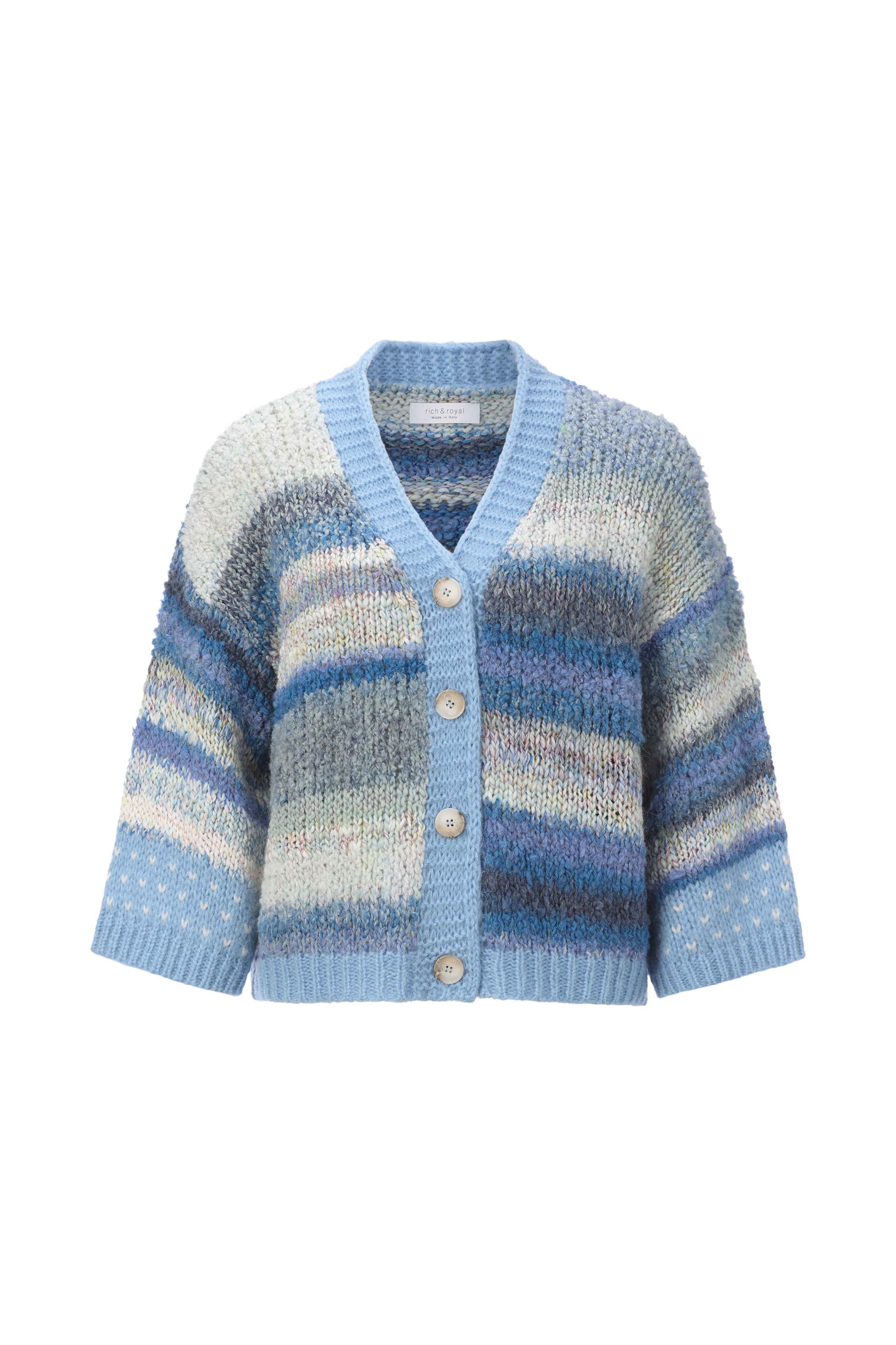 RICHROYAL Strickjacke, Mit V-Ausschnitt