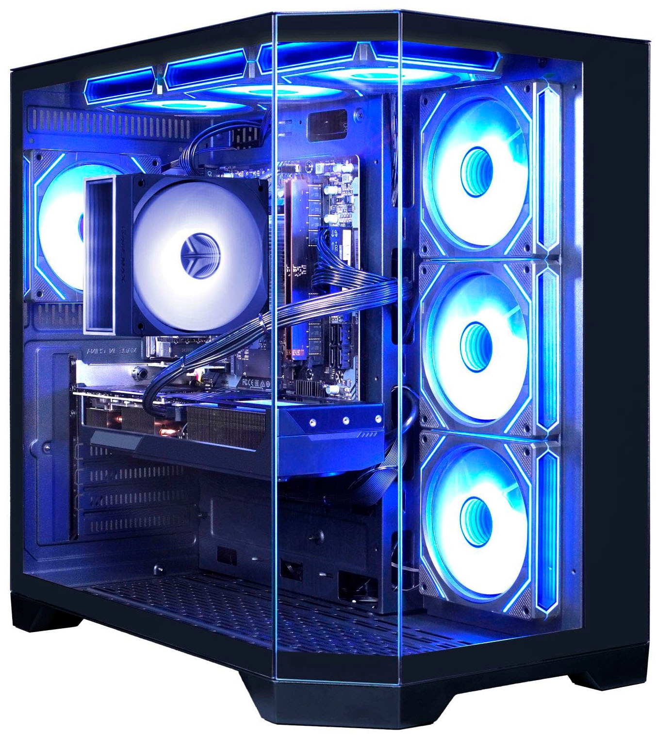 GAMEMAX Gaming-PC »HYPE-A BK 8196 AMD Ryzen 7 9700X 32GB DDR5 1TB SSD RX 9070 XT« Windows 11, DDR5 RAM