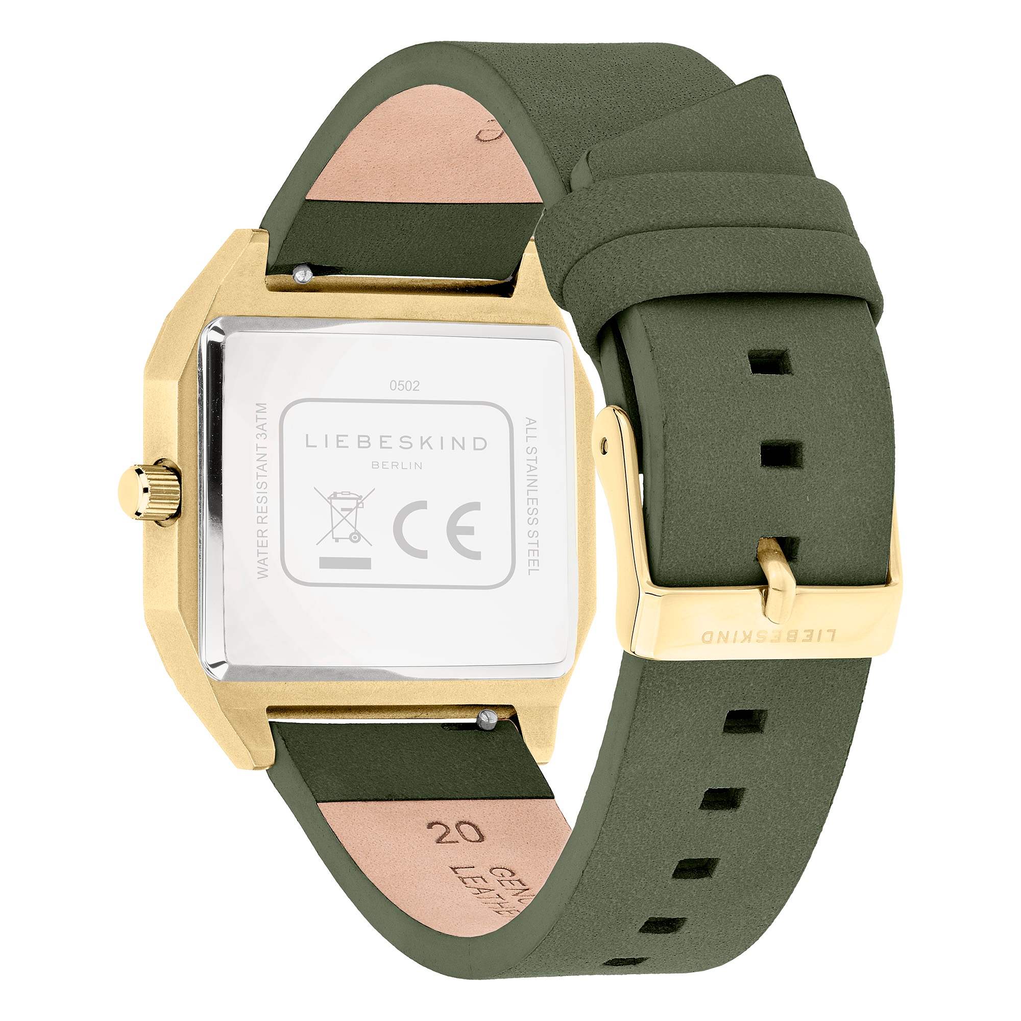 Liebeskind Berlin Quarzuhr »Vinyl Vision« Armbanduhr, Damenuhr, Lederarmband, analog