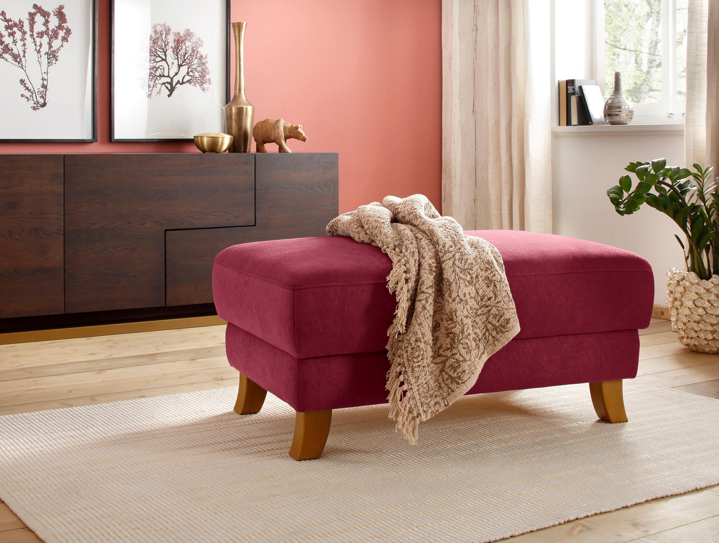 Home affaire Hocker »Trondheim« mit Stauraum und Federkern