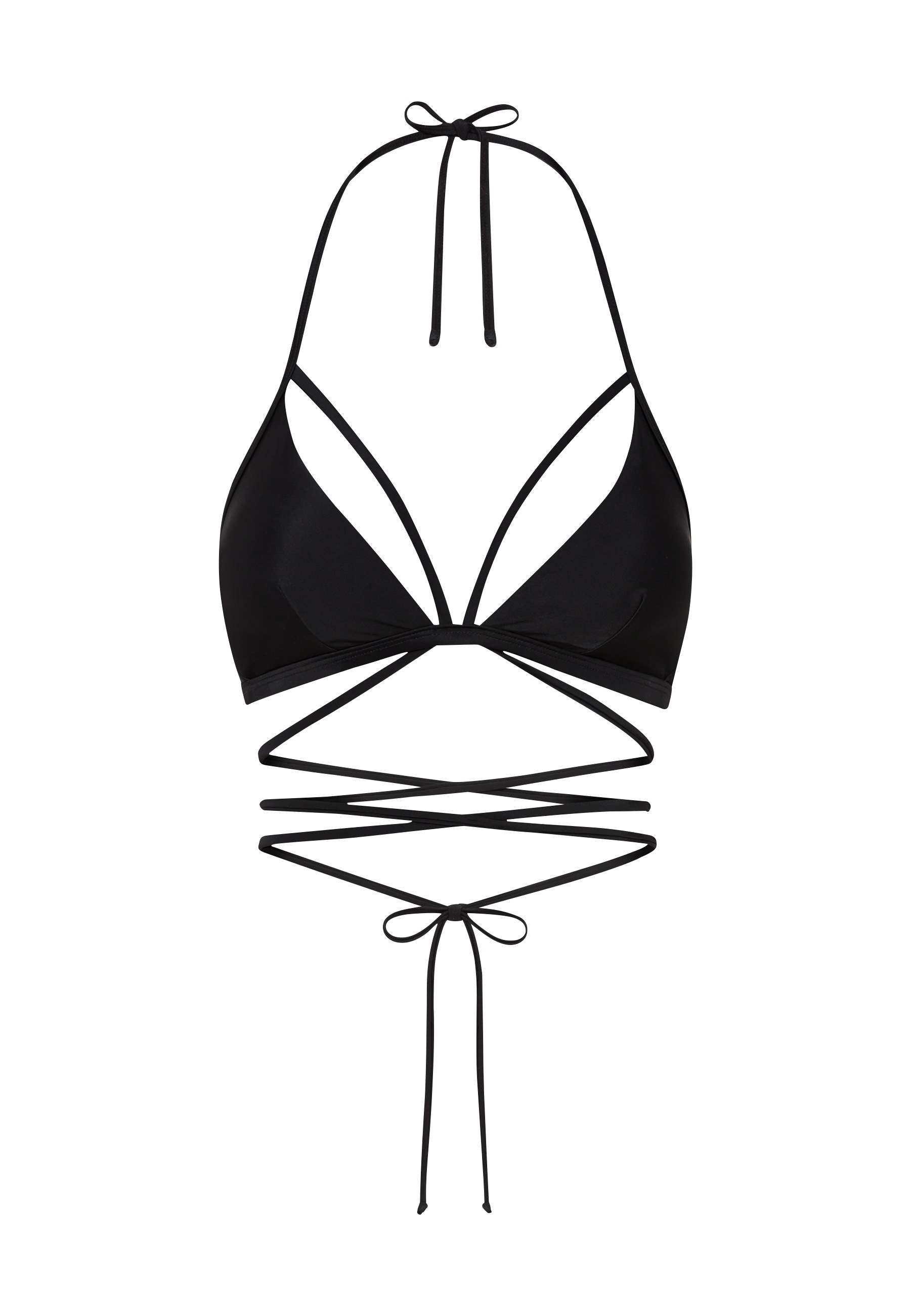 LSCN by LASCANA Triangel-Bikini-Top »Gina«, mit langem Bindeband