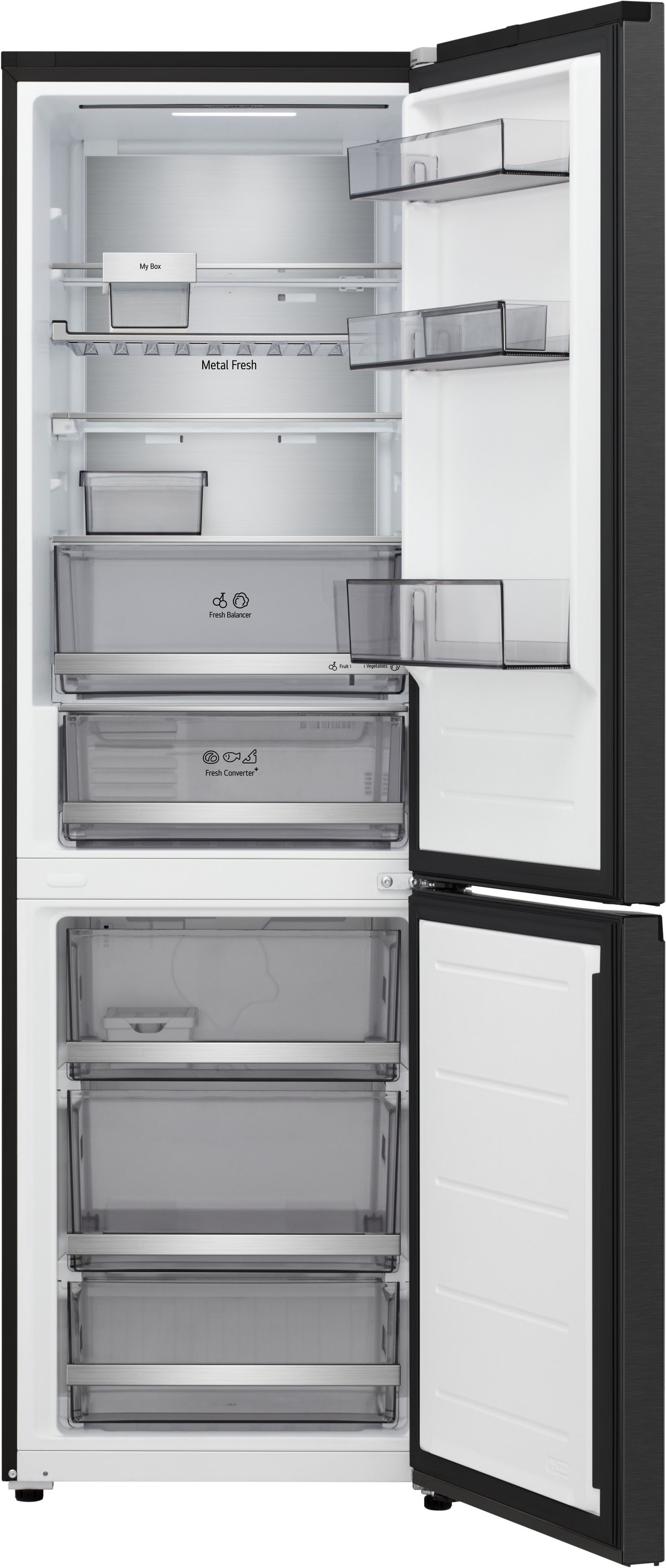 LG Kühl-/Gefrierkombination Serie 7 »GBBS716AEV« 186 cm hoch 59,7 cm breit Vollintegrierbarer Kühlschrank dank frontaler Luftzufuhr und Abluft