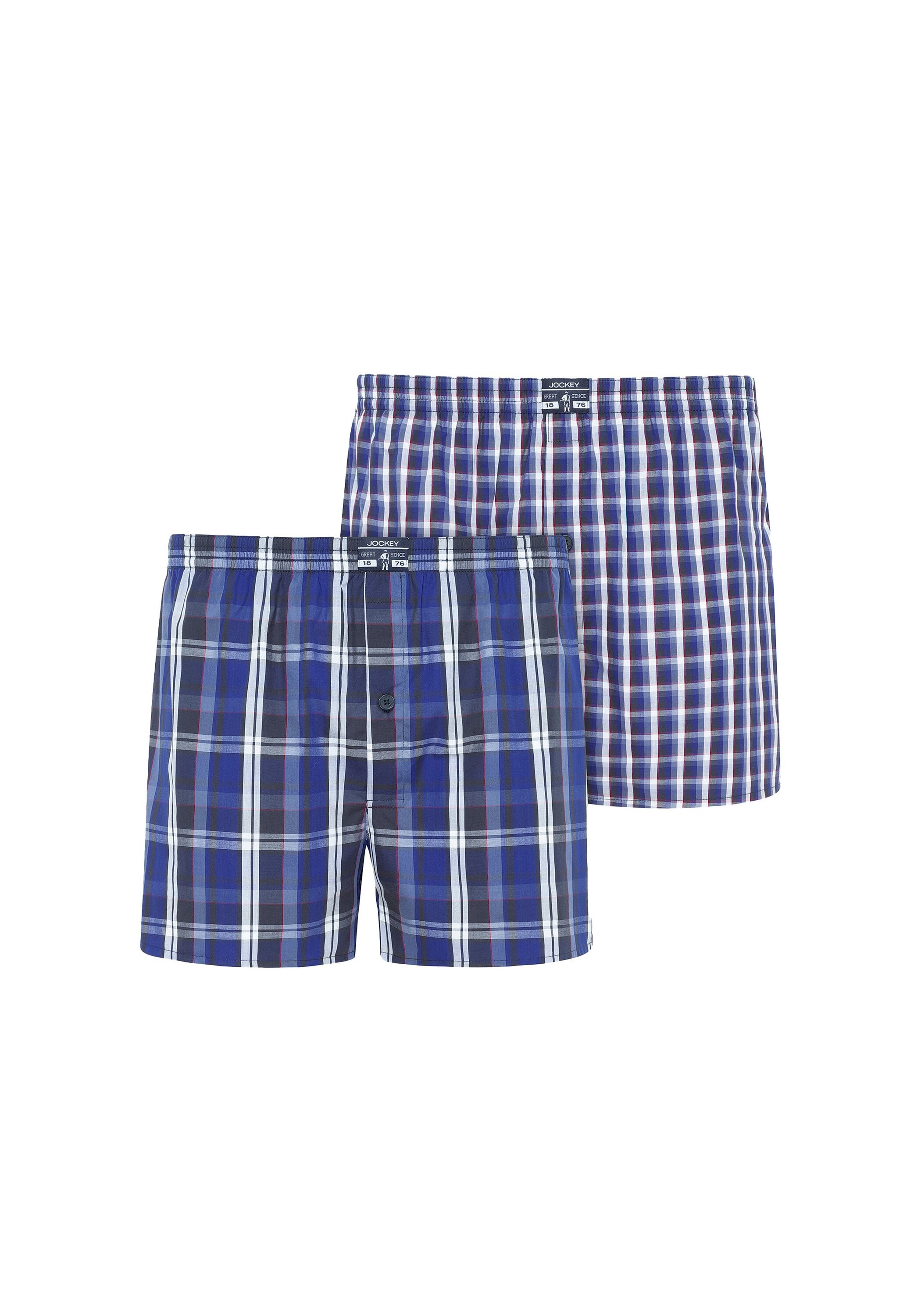 Jockey Webboxer »Web-Boxershorts Everyday Striped Boxer Woven 2er Pack«