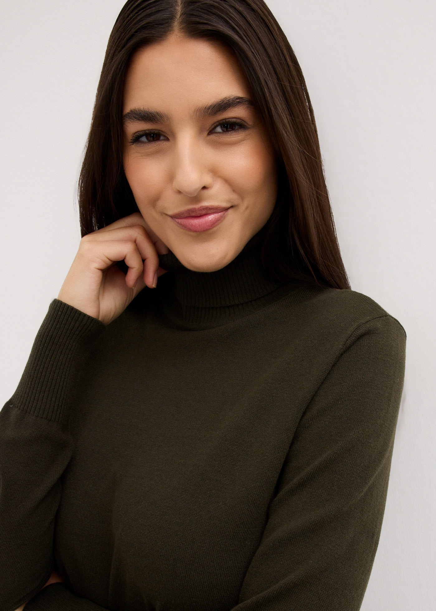 bonprix Rollkragenpullover »Feinstrick-Rollkragenpullover« mit Rippbündchen