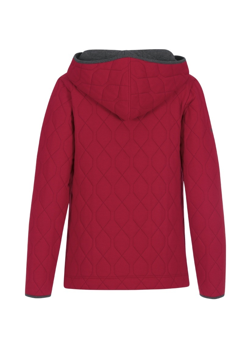 Trigema Sweatjacke »TRIGEMA Steppjacke mit Kapuze aus Sweat-Qualität«