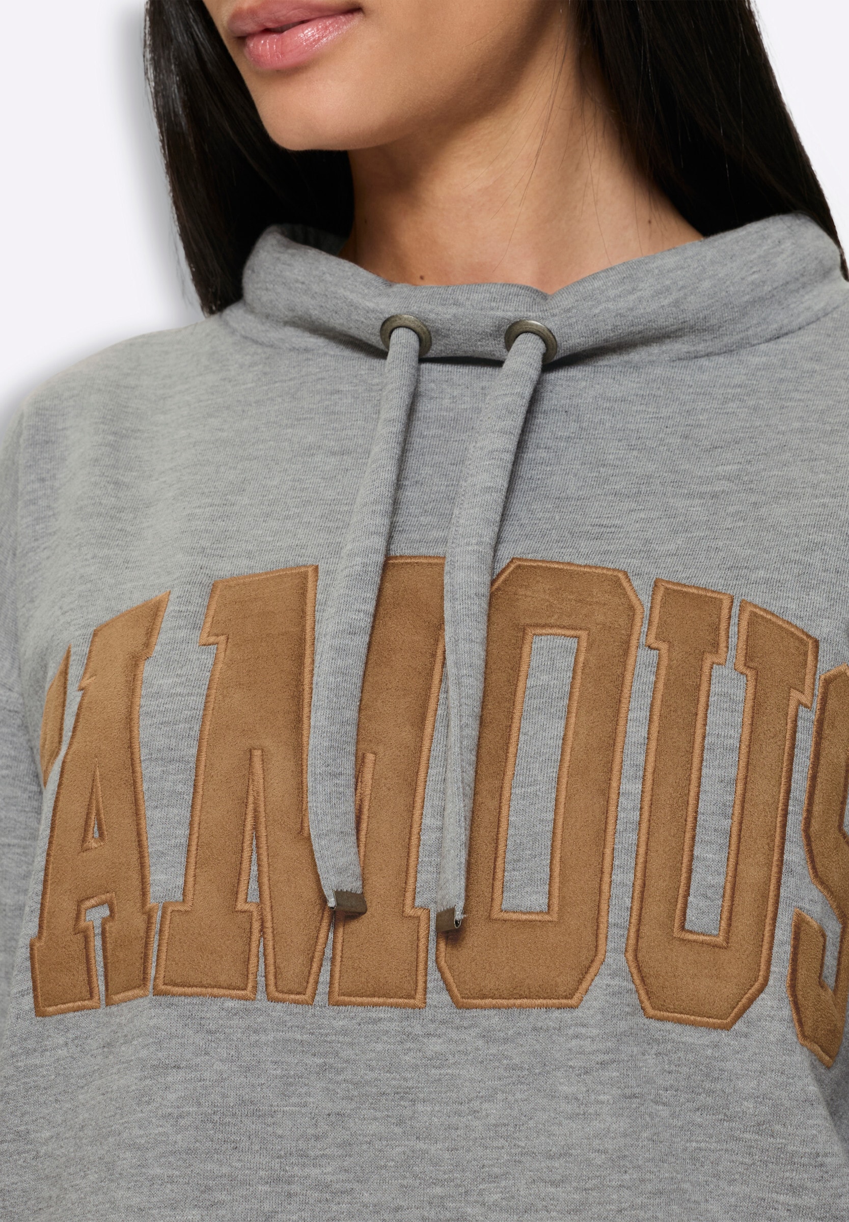 heine Sweatshirt »Sweatshirt Stehkragenshirt mit Applikation«
