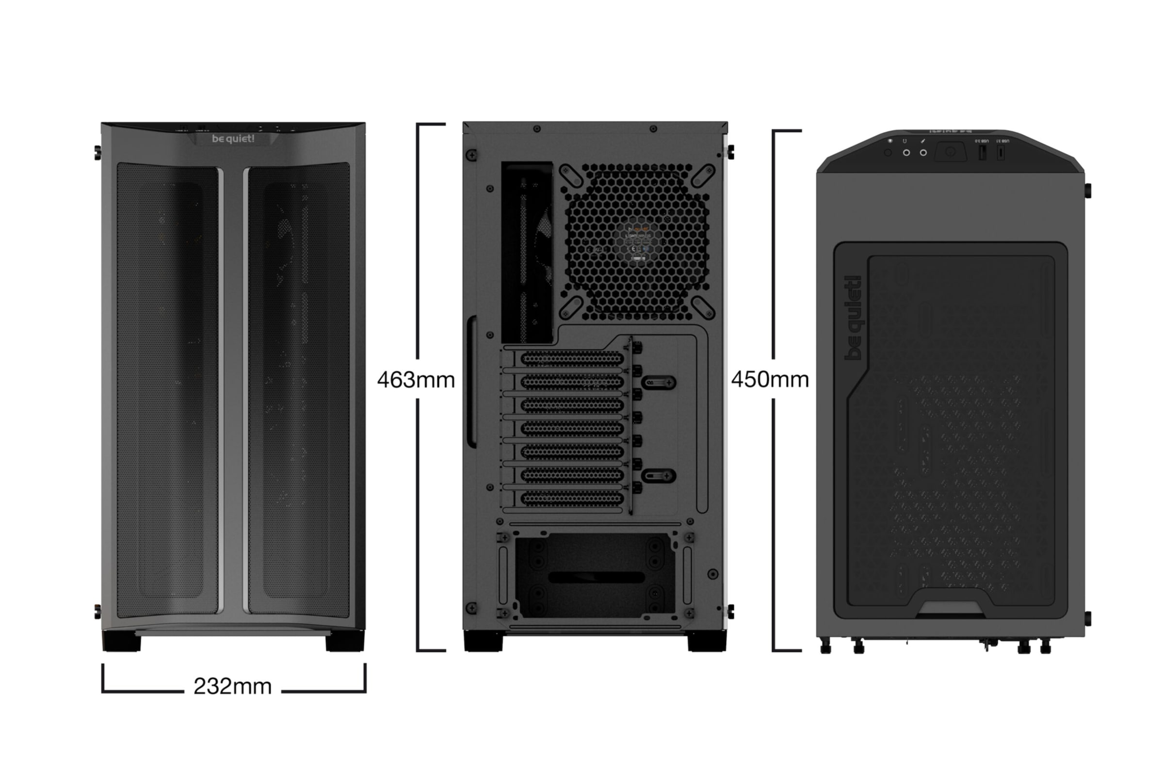 be quiet! PC-Gehäuse »PURE BASE 500 FX Black«