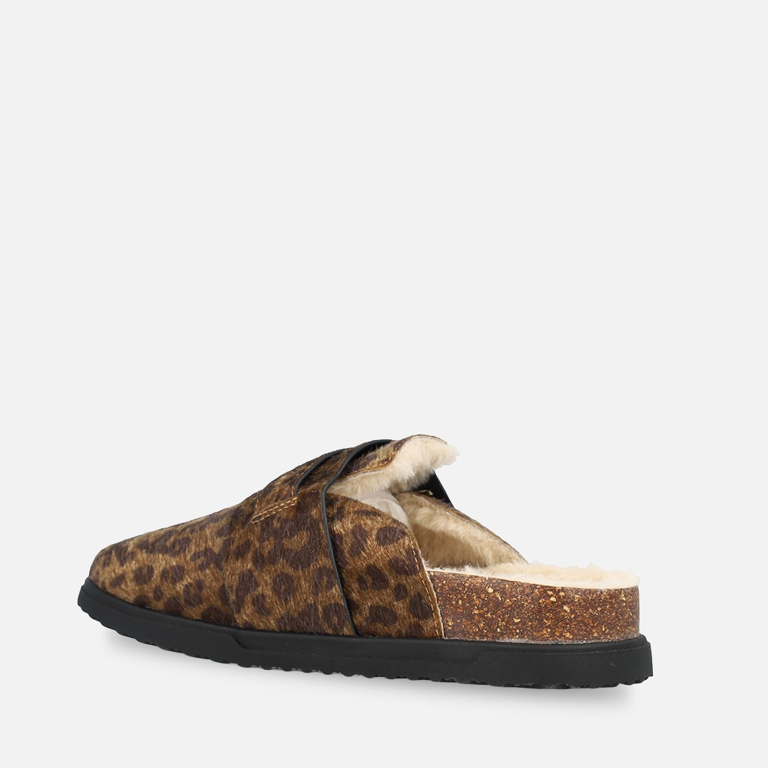O'Neill Hausschuh »LERRY FUR MULE WOMEN LOW«  mit Leo-Muster