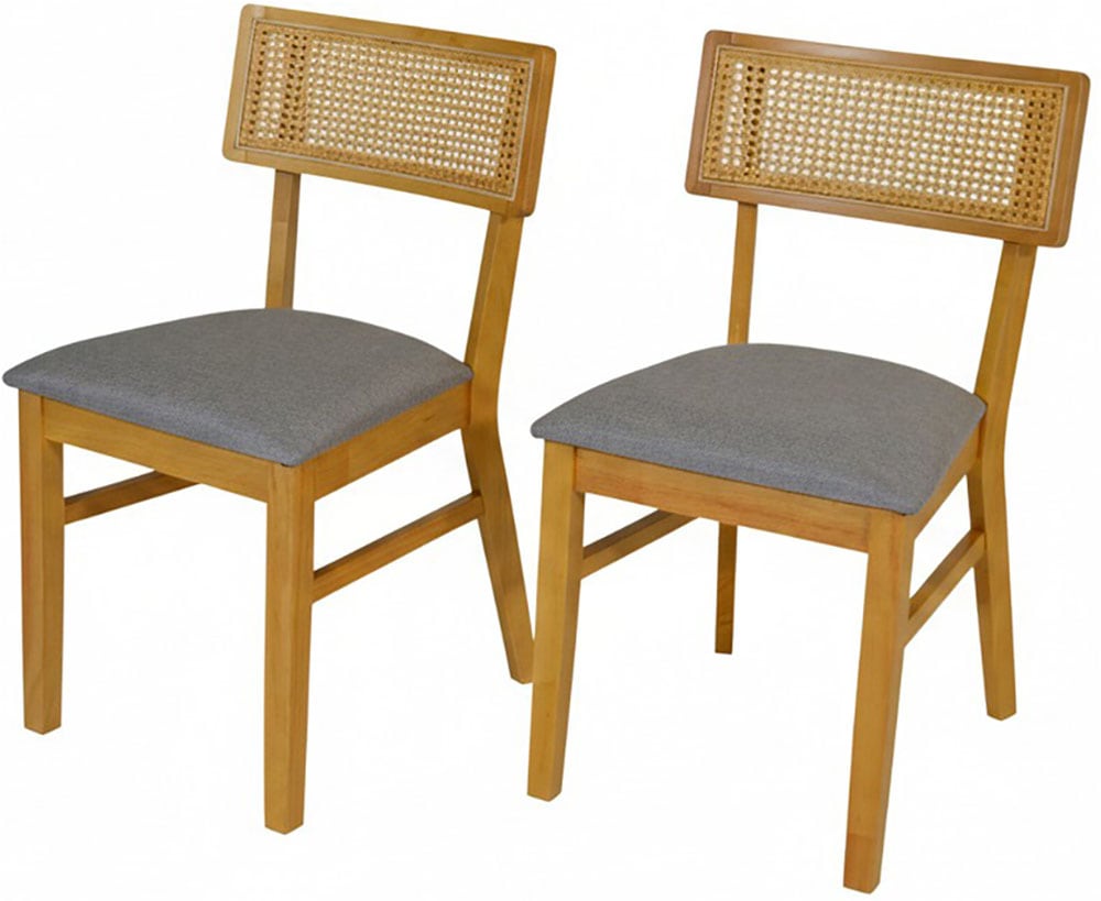 Jahnke Esszimmerstuhl »VIENNA SIT DUO« () Esszimmerstuhl (2er Set), Massivholz, gepolstert, bis 110 kg belastbar