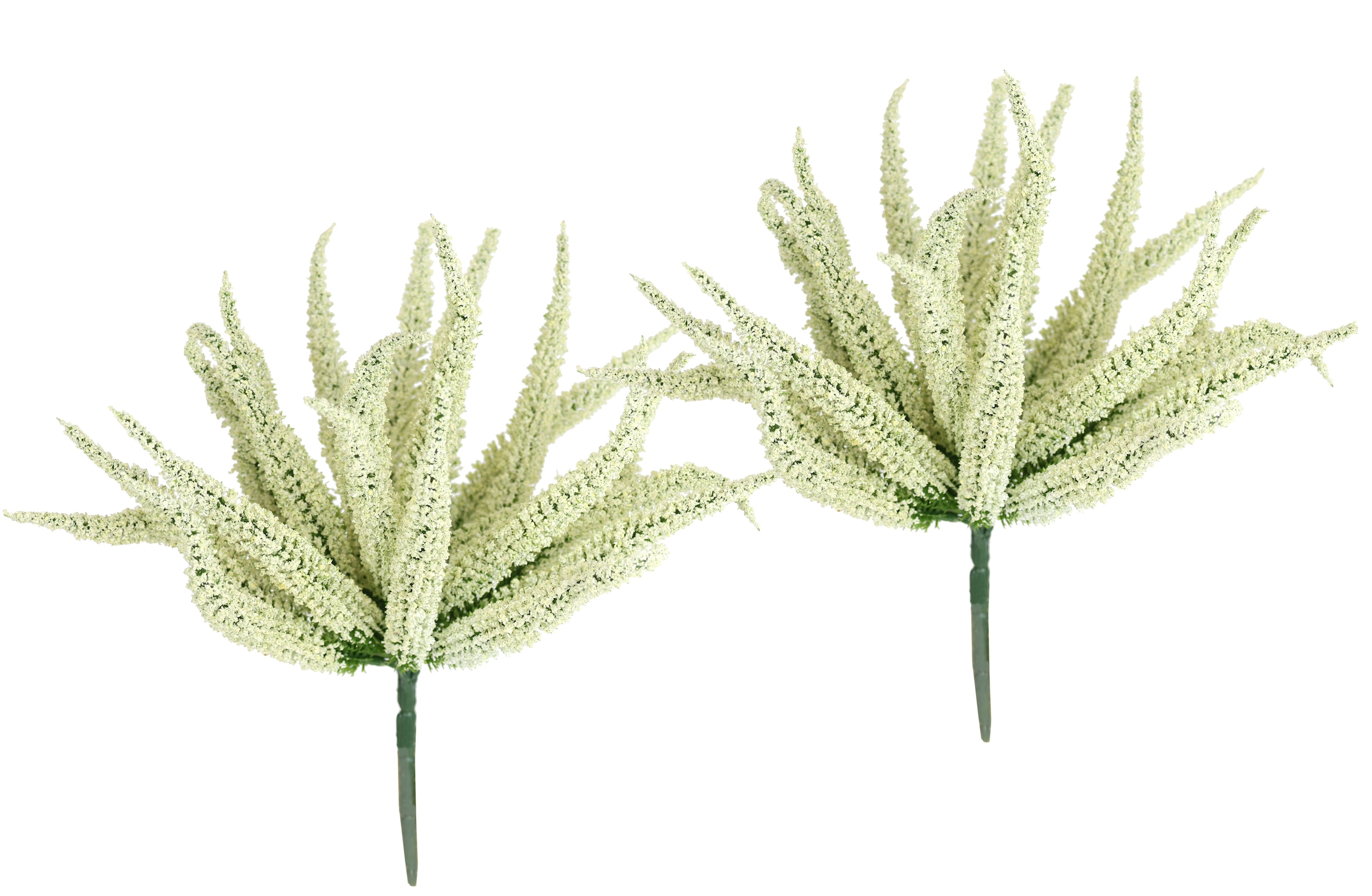 I.GE.A. Kunstpflanze »Erikabusch 2er Set« 25cm Heidenkraut Strauch Dekopflanze Dekoblume Bouquet Pflanze