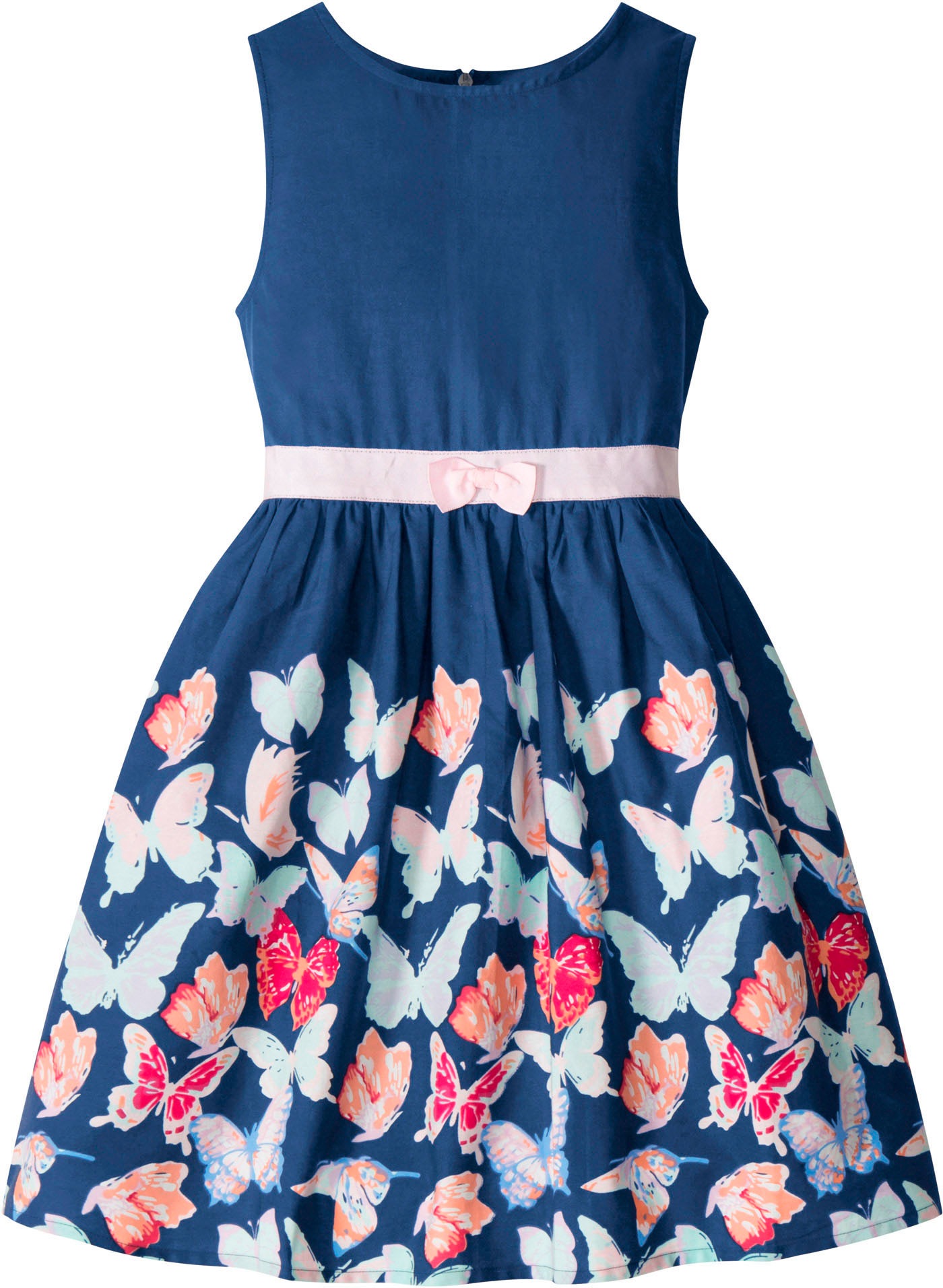 bonprix Minikleid »Minikleid in A-Linie« für festliche Anlässe, aus Baumwolle, Regular Fit