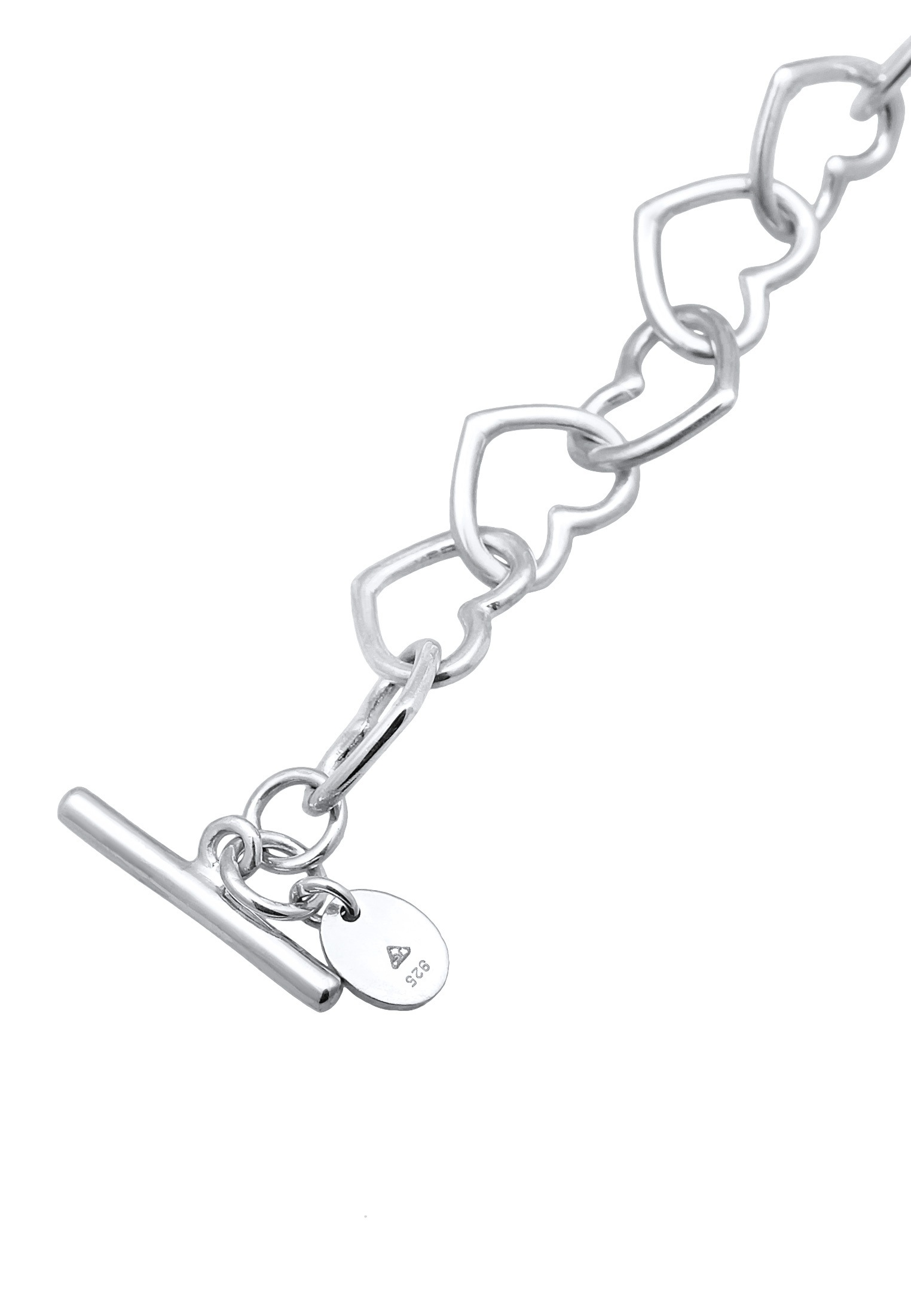 Elli Premium Armkette »Armband Herz Heart Verschlungen 925 Silber«