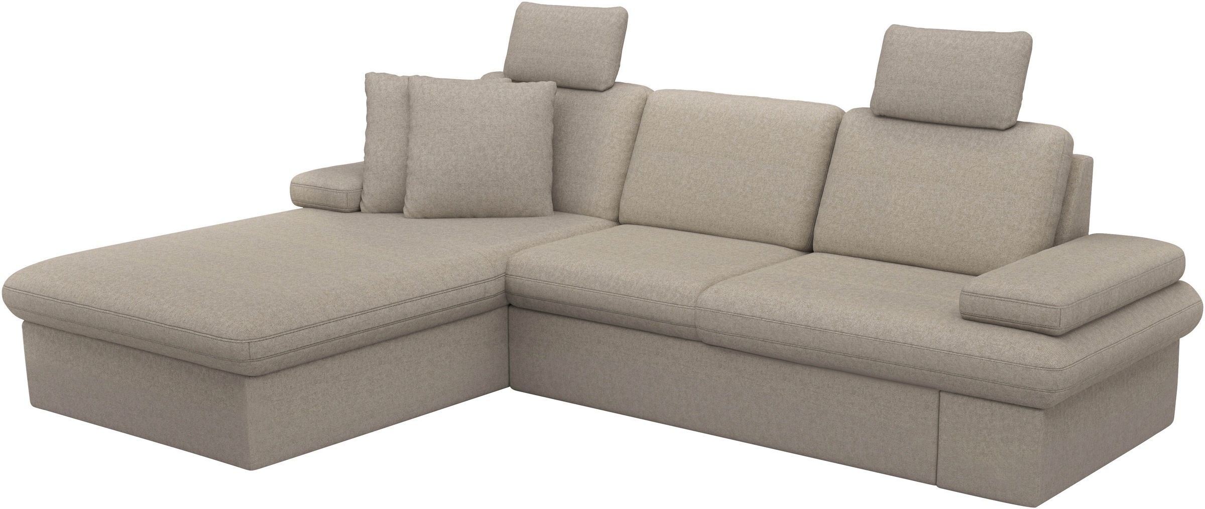 sit&more Ecksofa »Moreno«, mit Armteilverstellung,wahlweise mit Bettfunktion