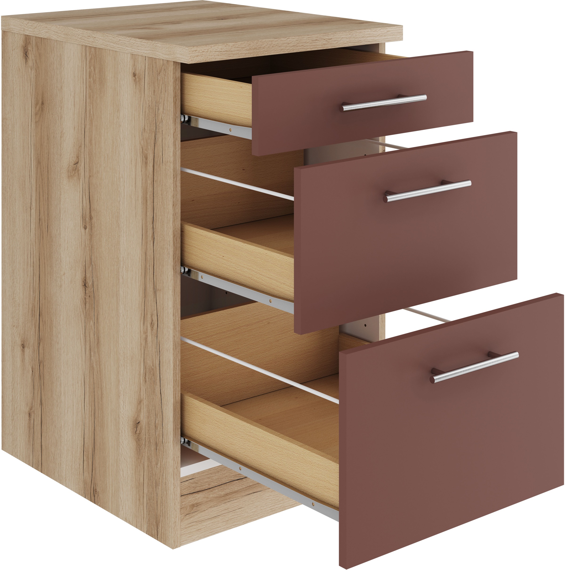 OPTIFIT Unterschrank »Bella«, Breite 50 cm, 2 Auszüge, 1 Schubkasten