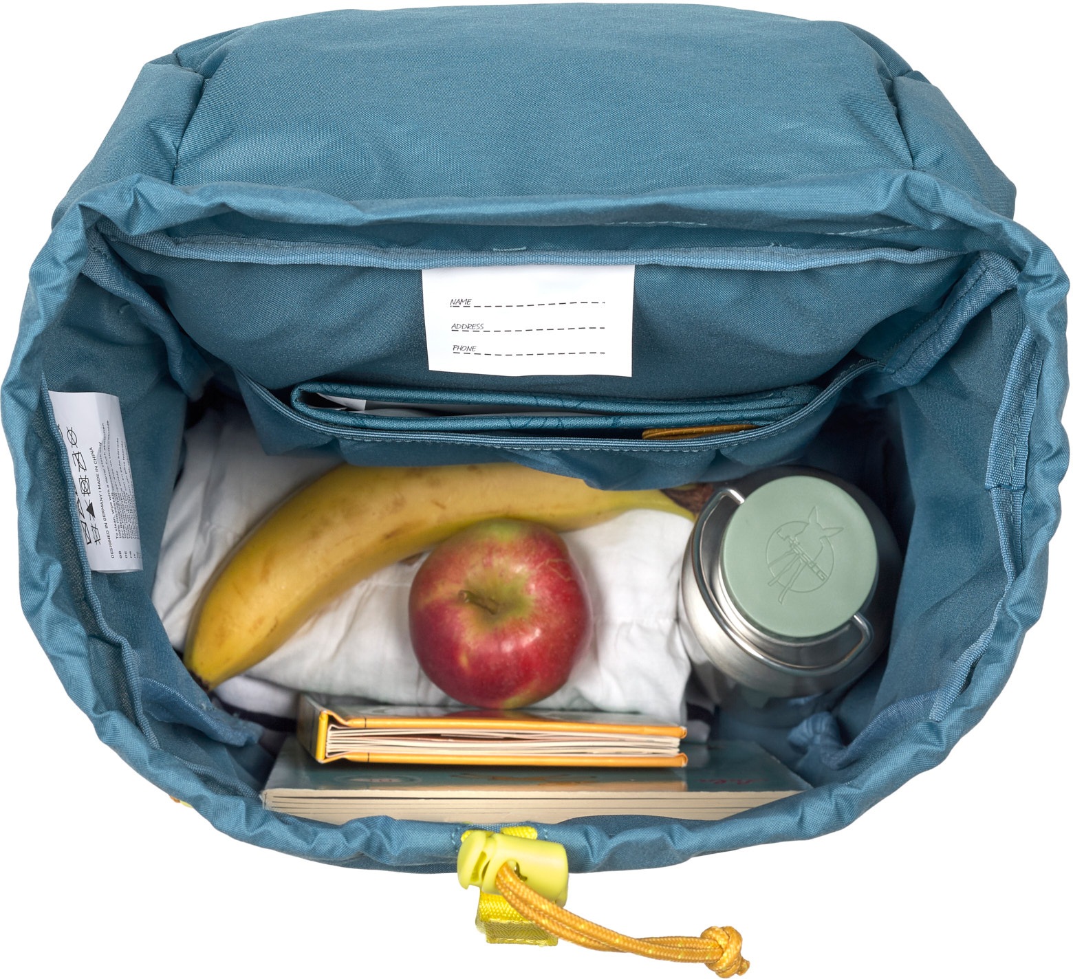 LÄSSIG Kinderrucksack »Adventure, Blue, Big Backpack«, Reflektoren, inkl. thermoisolierter Sitzunterlage; aus recyceltem Material