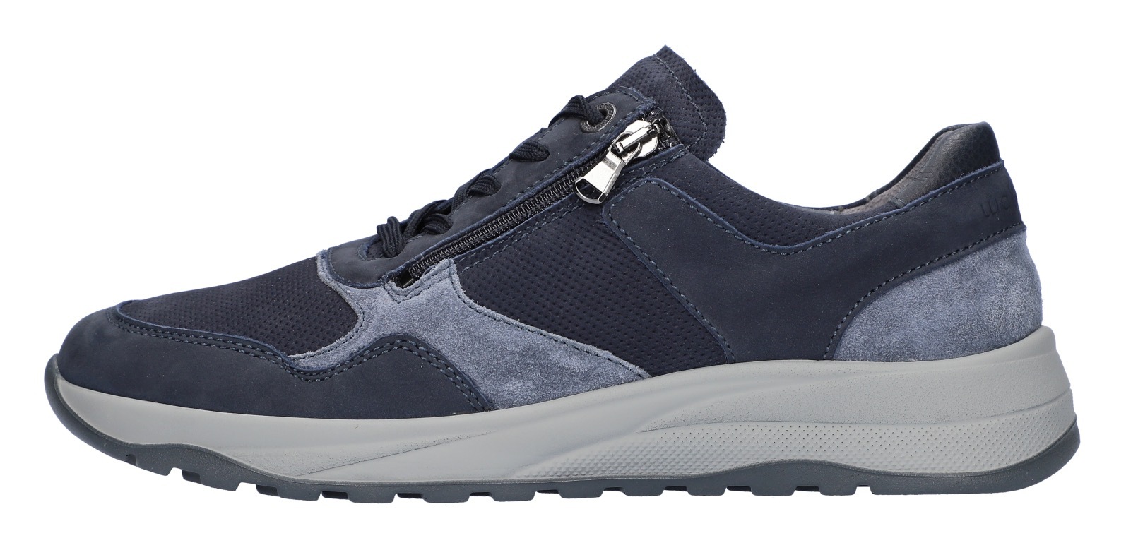Waldläufer Sneaker »K-JOHN«, Schnürschuh, Halbschuh mit seitlichem Reißverschluss, K-Weite