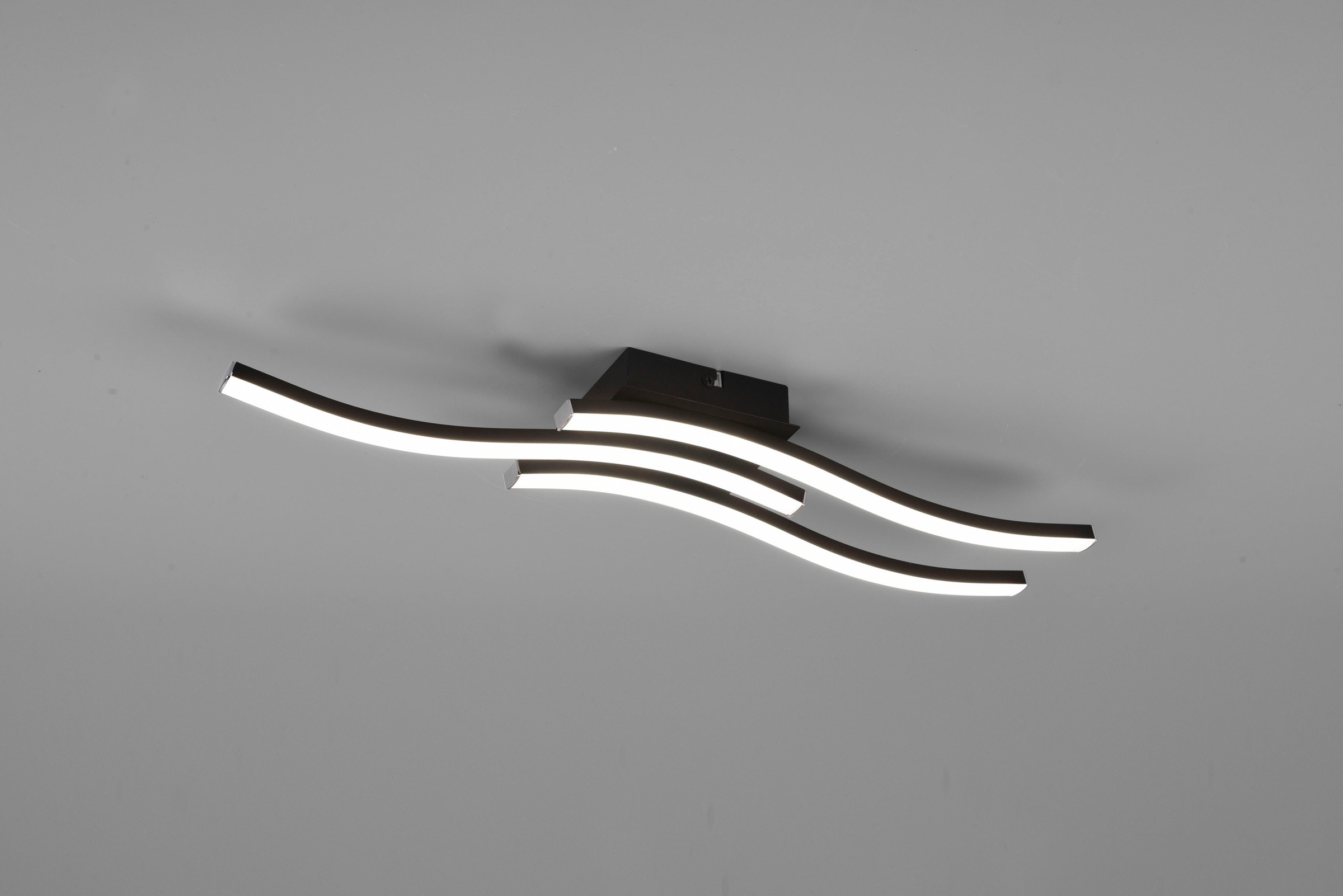 REALITY Leuchten LED Deckenleuchte »Route«, 3 flammig, Leuchtmittel LED-Modul | LED fest integriert, moderne Deckenlampe 3-flammig, LEDs mit 3x 500 Lumen