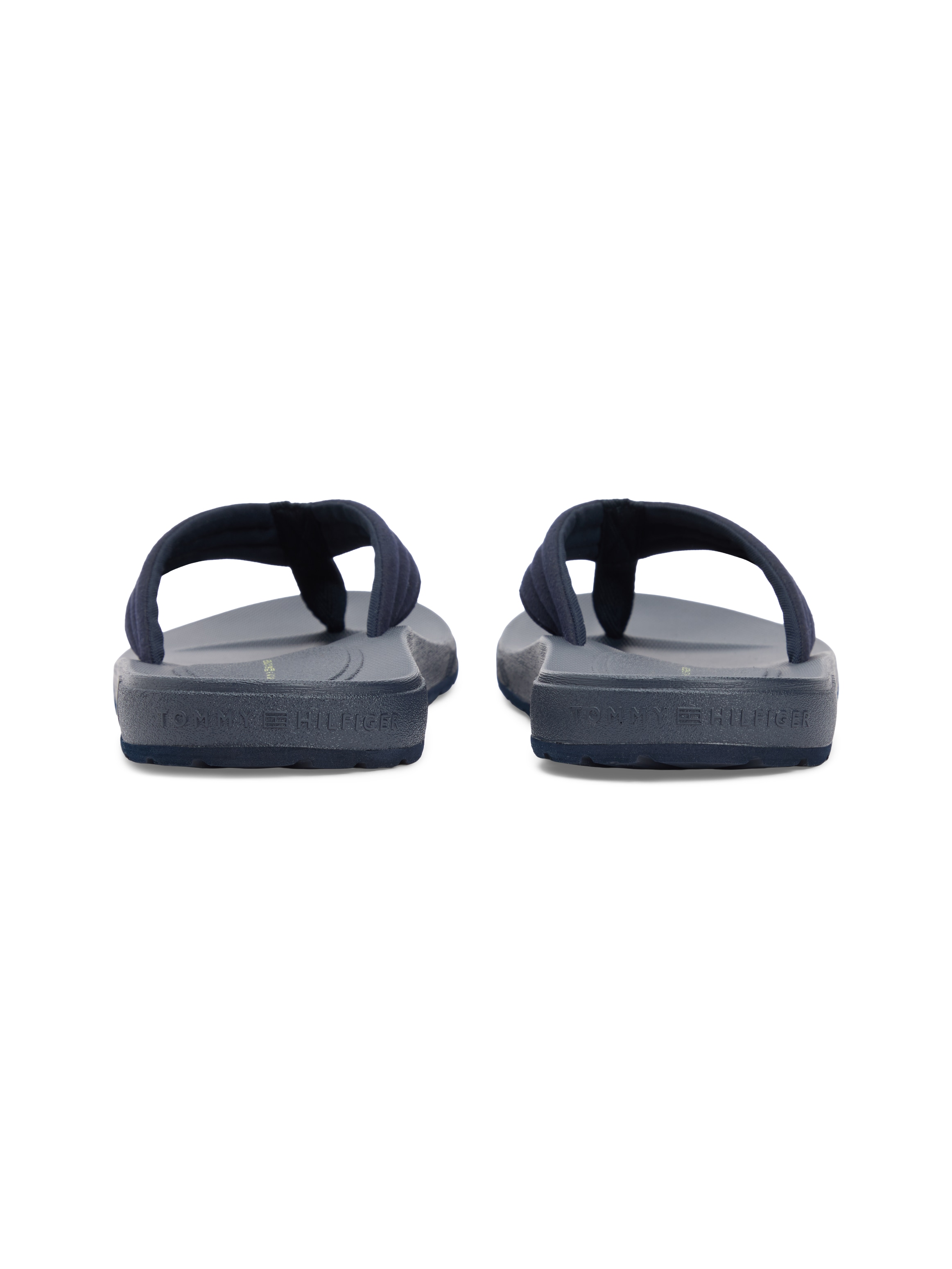 Tommy Hilfiger Zehentrenner »MOLDED HILFIGER LTH BEACH SANDAL«  Sommerschuh, Dianette, Flat mit dezentem Label