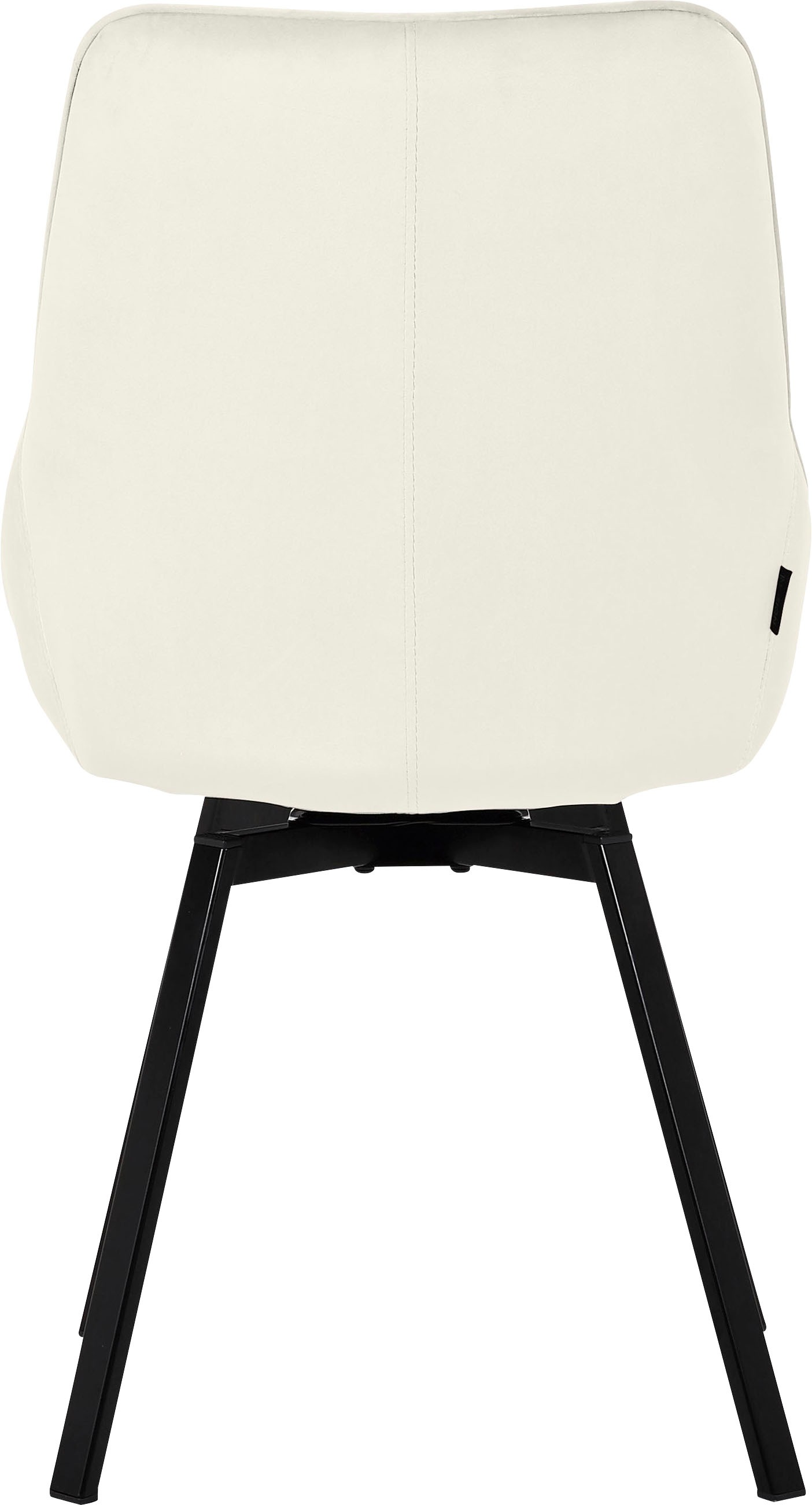 INOSIGN Esszimmerstuhl »Merisa«, (Set), Luxus-Microfaser, 2er-Set mit gepolstertem Sitz und Rückenlehne, Drehstuhl