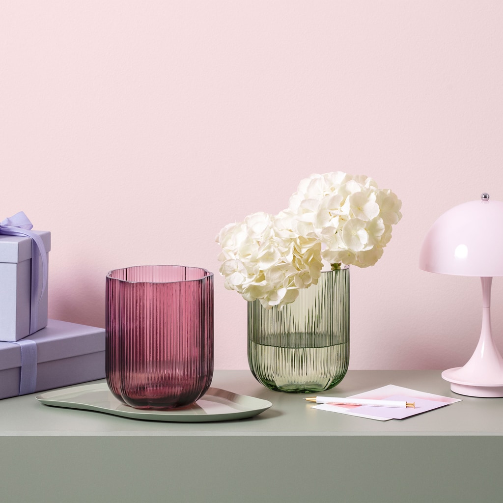 Villeroy & Boch Dekovase »Vase Fleur 15 cm pink« Spülmaschinenfest