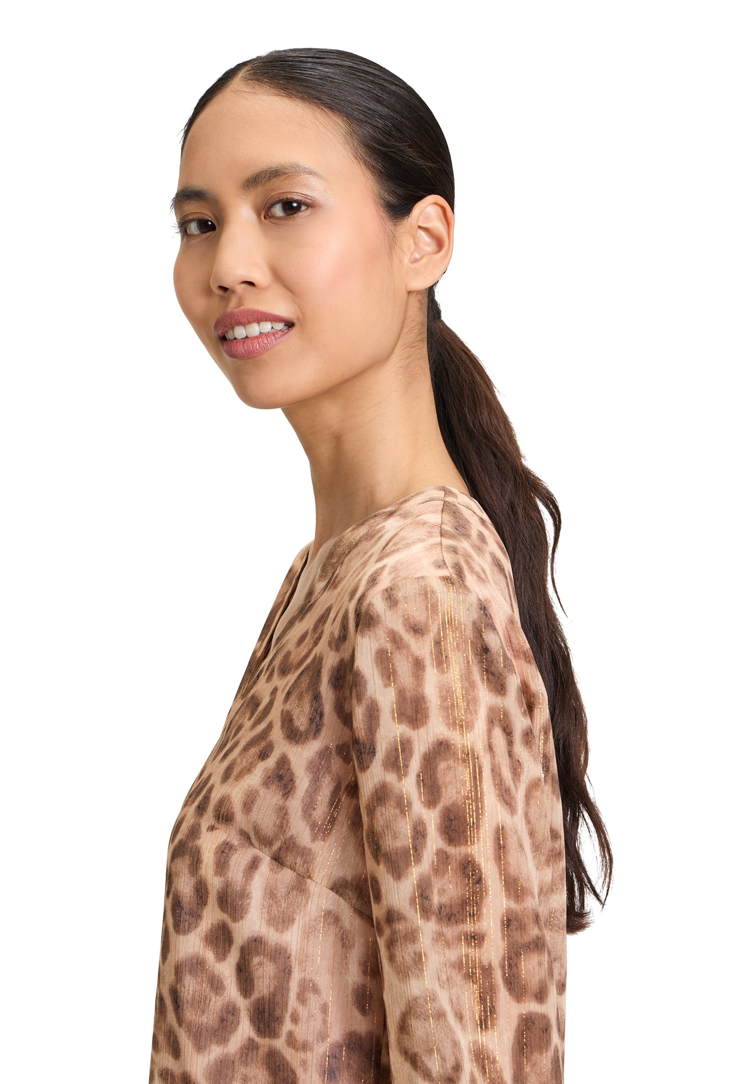 Cartoon Klassische Bluse »Casual-Bluse mit Leoprint«