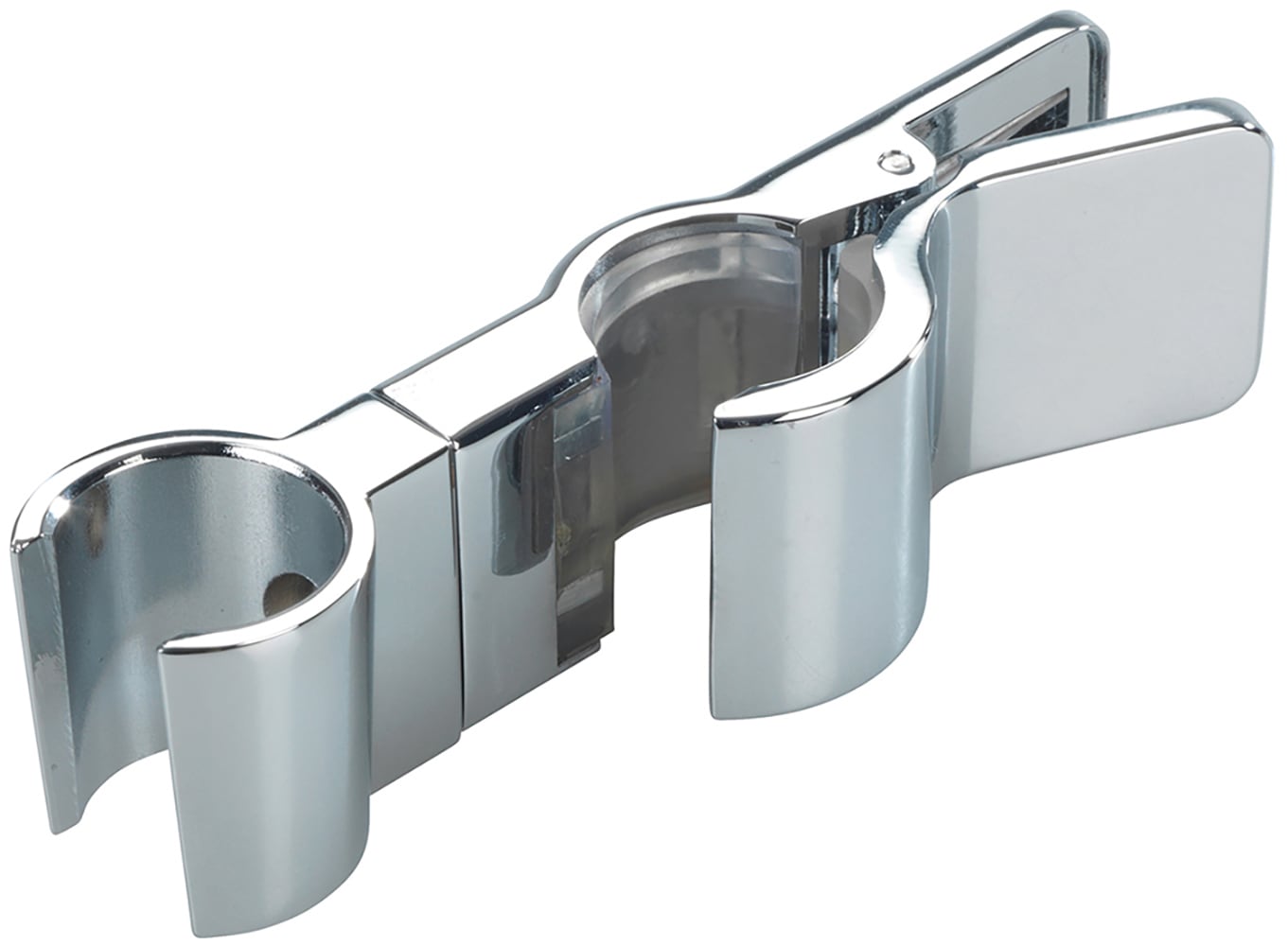 WENKO Brausehalter »Duschkopfhalter Metall Chrom«, Universal-Handbrausehalterung zum Klemmen, für Stangen mit Ø 19-25 mm