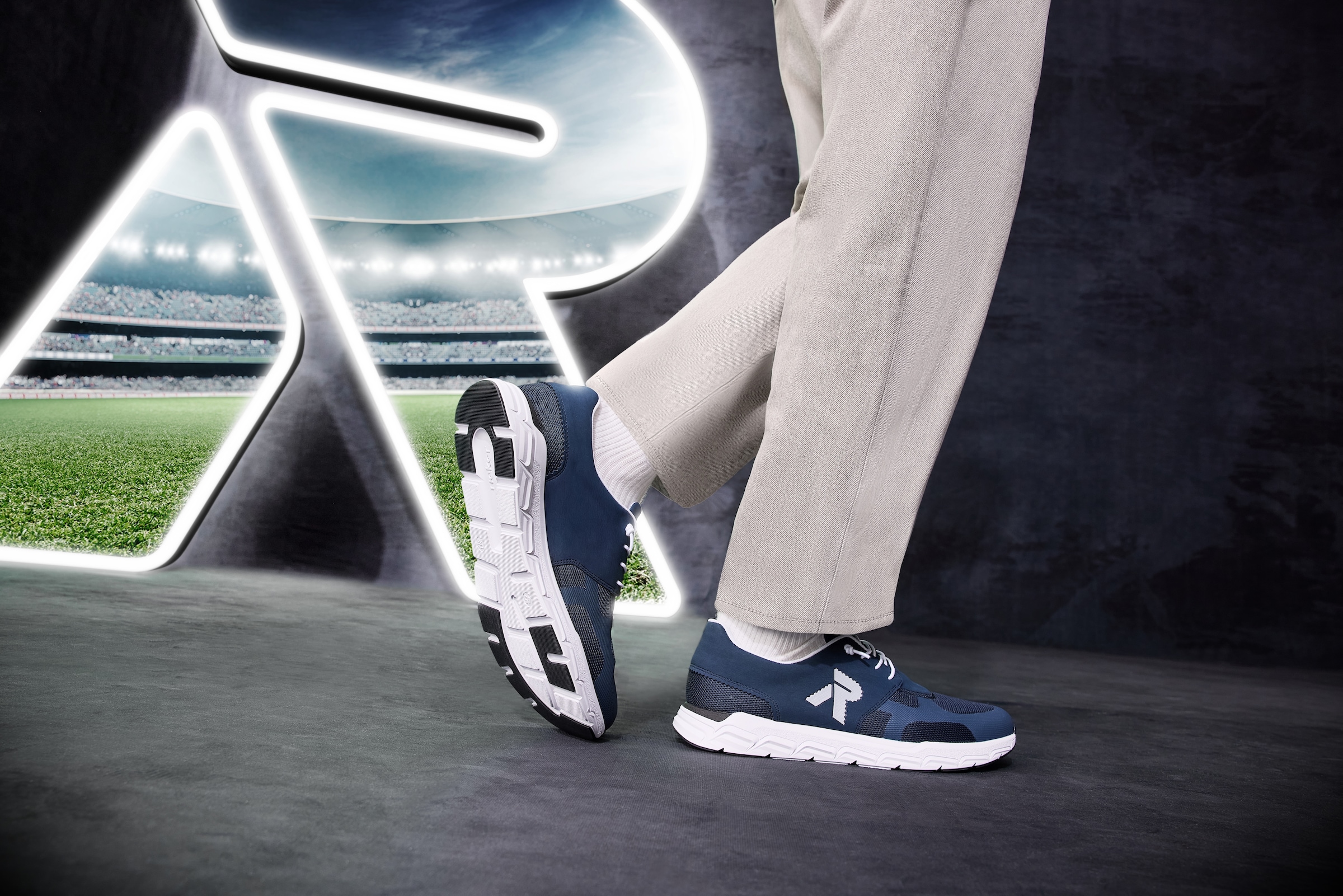 RIEKER Sport Slip-On Sneaker »Preston«, Running-Sneaker aus der neuen Christoph Kramer Kollektion
