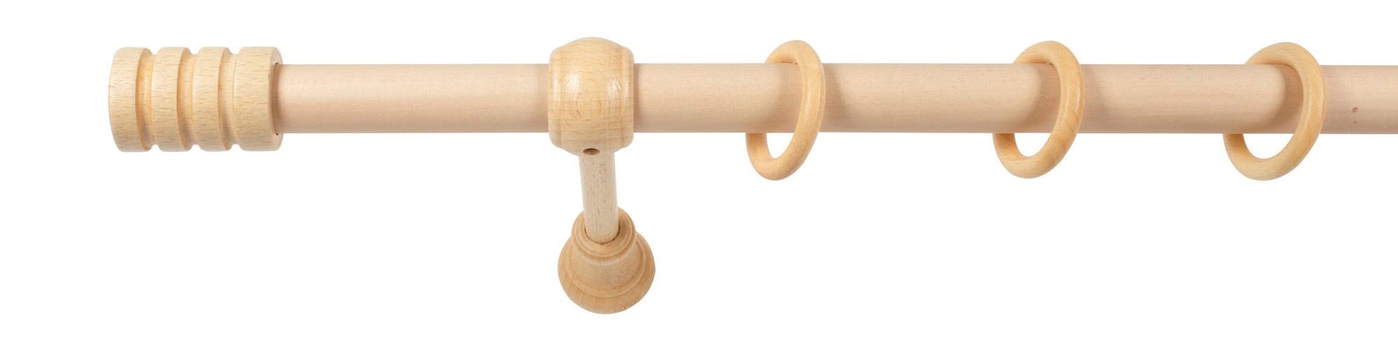 SN DECO GROUP Gardinenstange »Pisa«, 1 läufig-läufig, Fixmaß