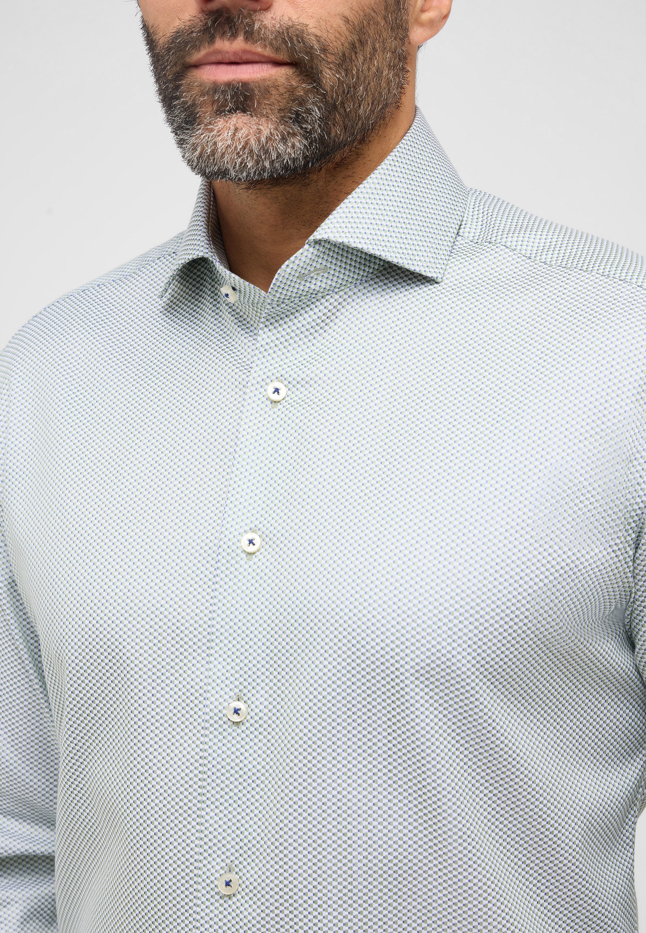 Eterna Langarmhemd »MODERN FIT«, NON IRON (bügelfrei)