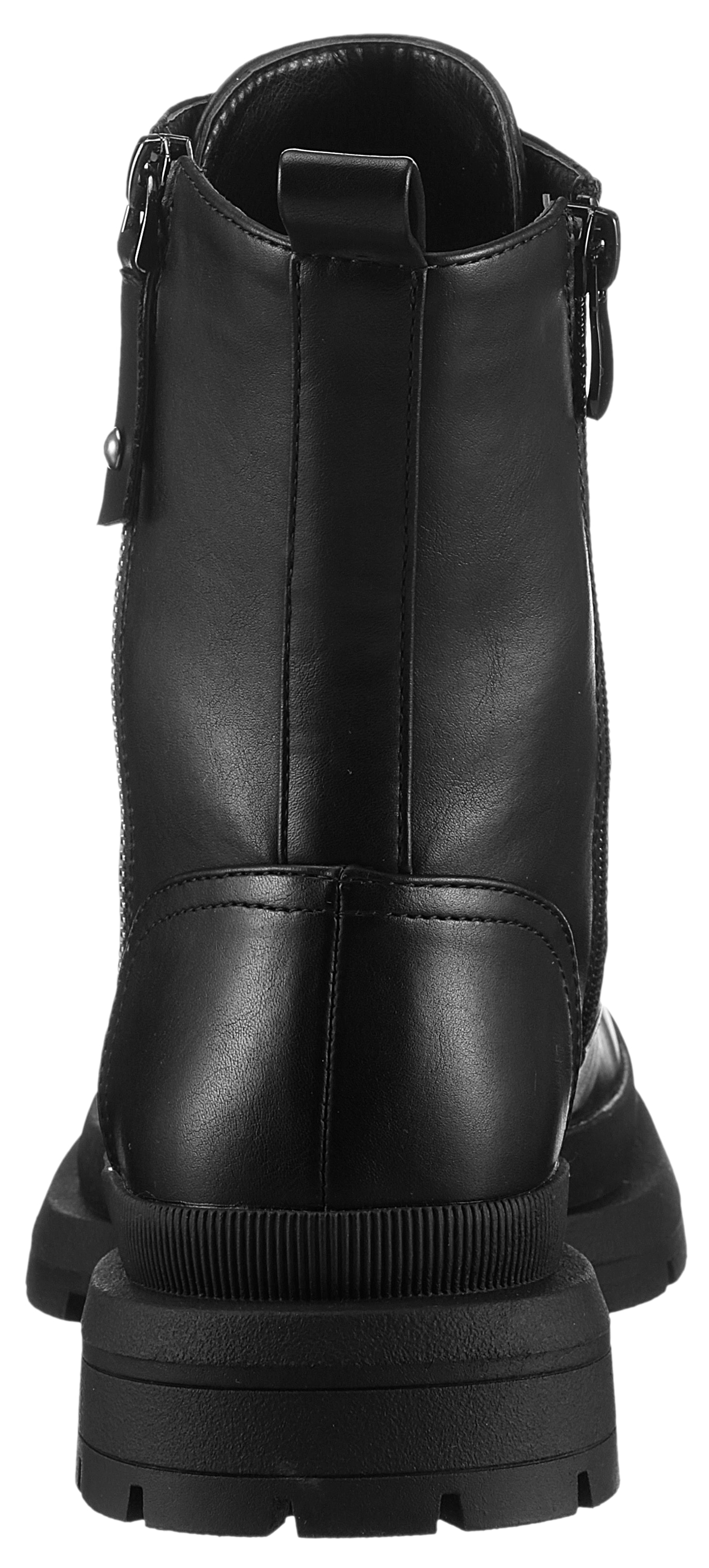 Aniston SHOES Schnürboots, Schnürstiefelette, Workerboots, Profilsohle - NEUE KOLLEKTION