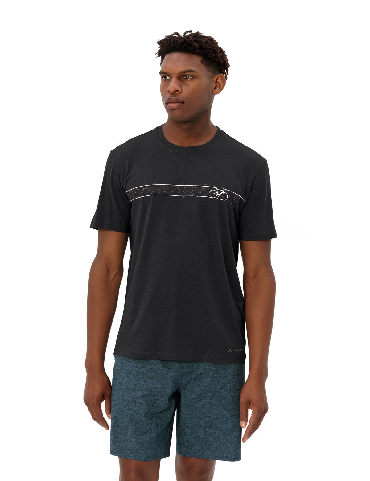 VAUDE Funktionsshirt »MEN'S CYCLIST T-SHIRT V«, Fahrradshirt mit Print
