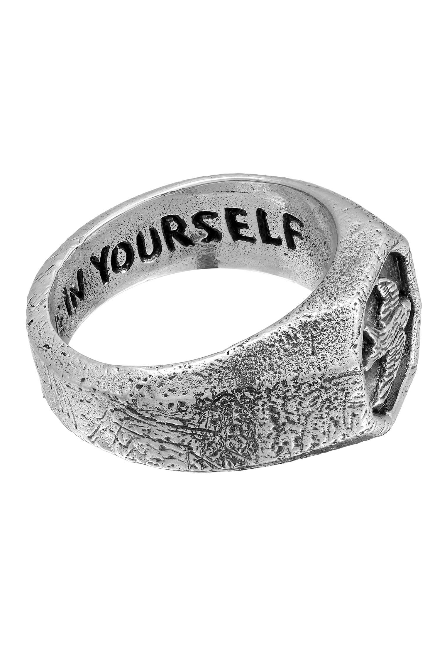 HAZE & GLORY Siegelring »Ring Schwalbe Siegelring Vintage 925 Silber«