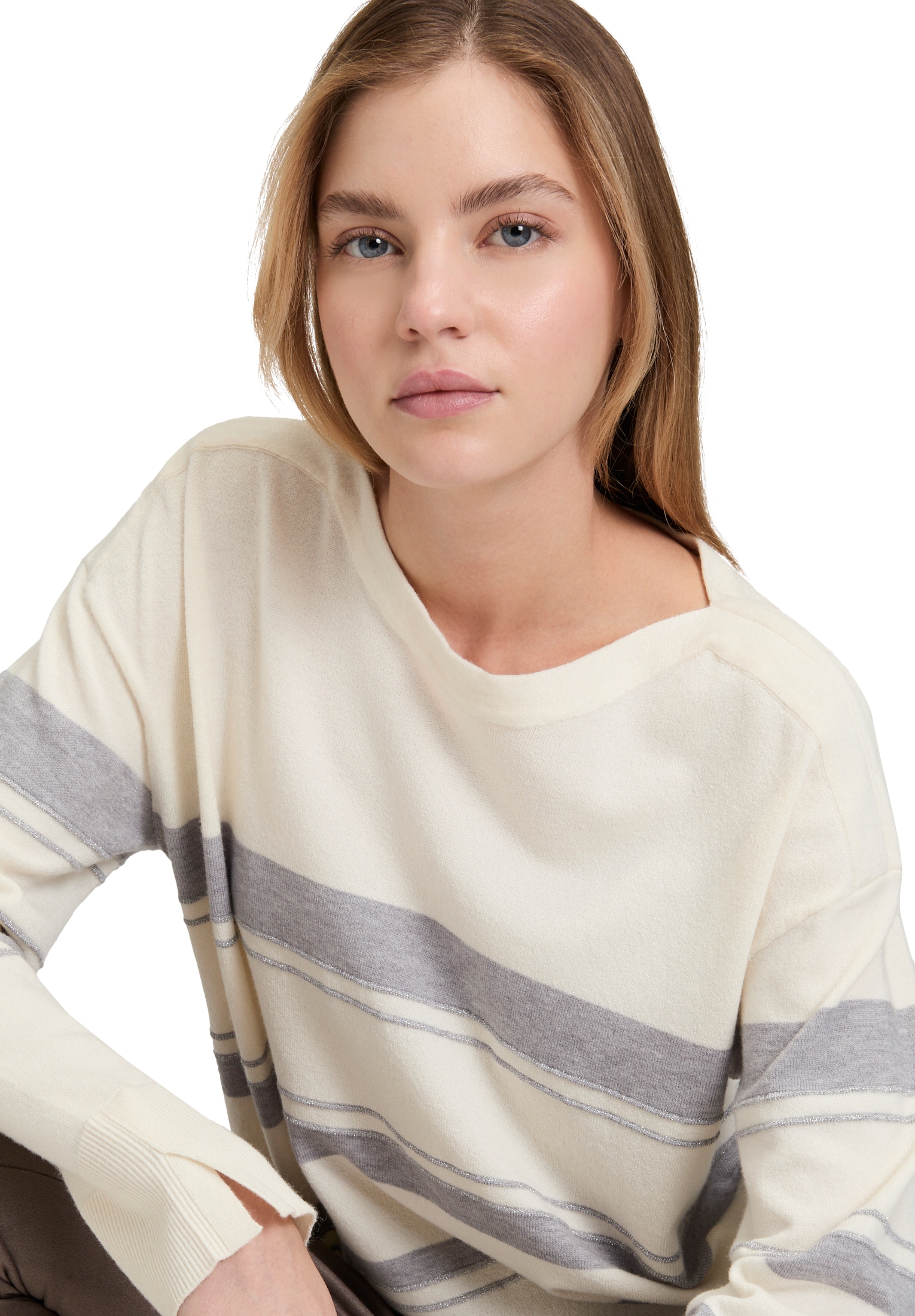 Betty Barclay Rundhalspullover »Feinstrickpullover mit Lurexfaden«