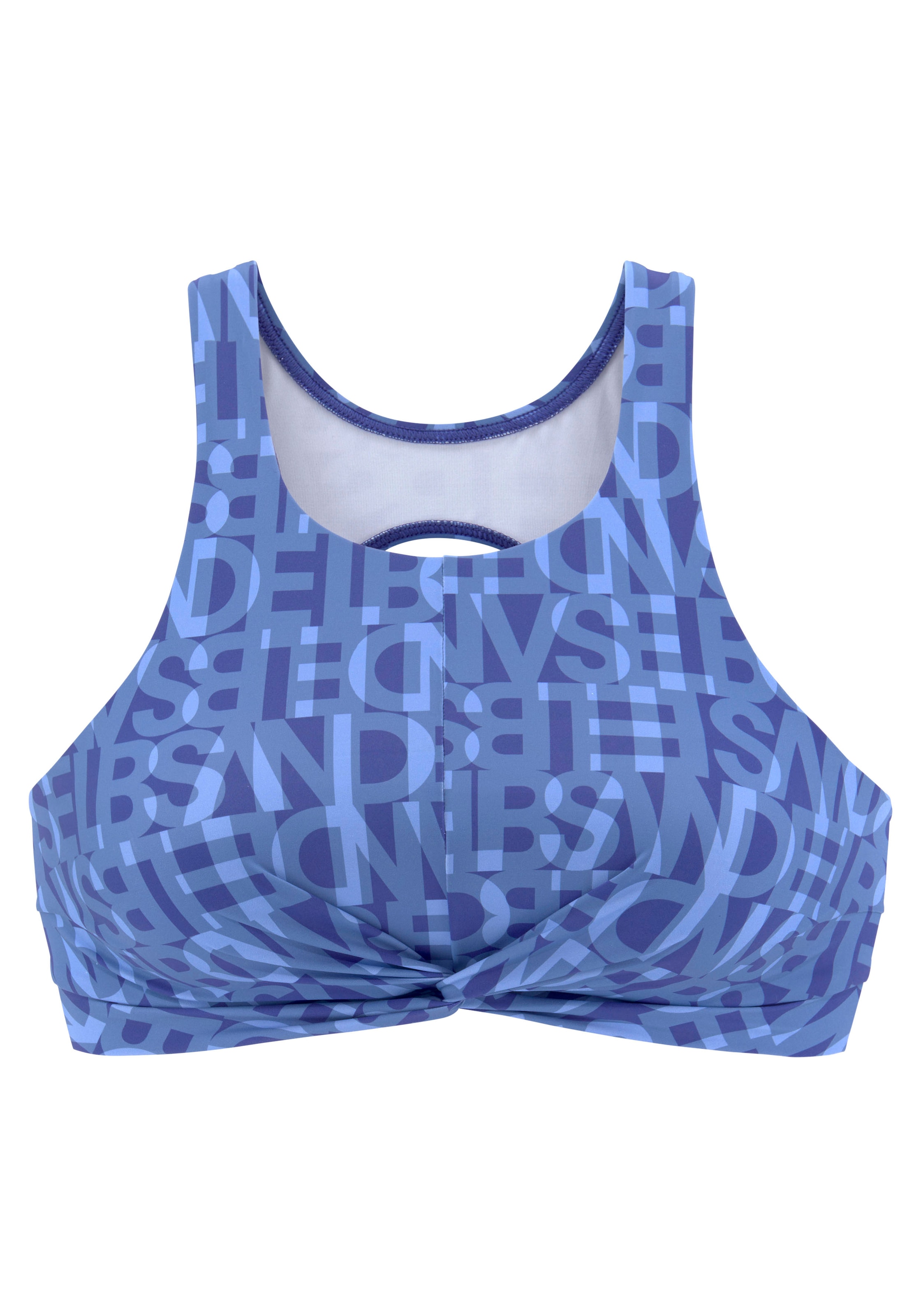 Elbsand Crop-Bikini-Top »Letra« mit tollem Wording