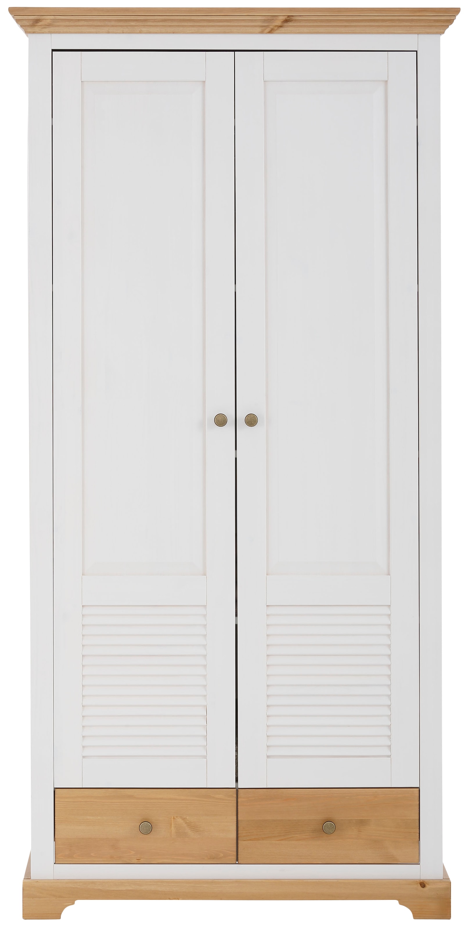 Home affaire Garderobenschrank »Ayanna«, Breite 94 cm, 2-türig, aus massiver Kiefer, FSC®