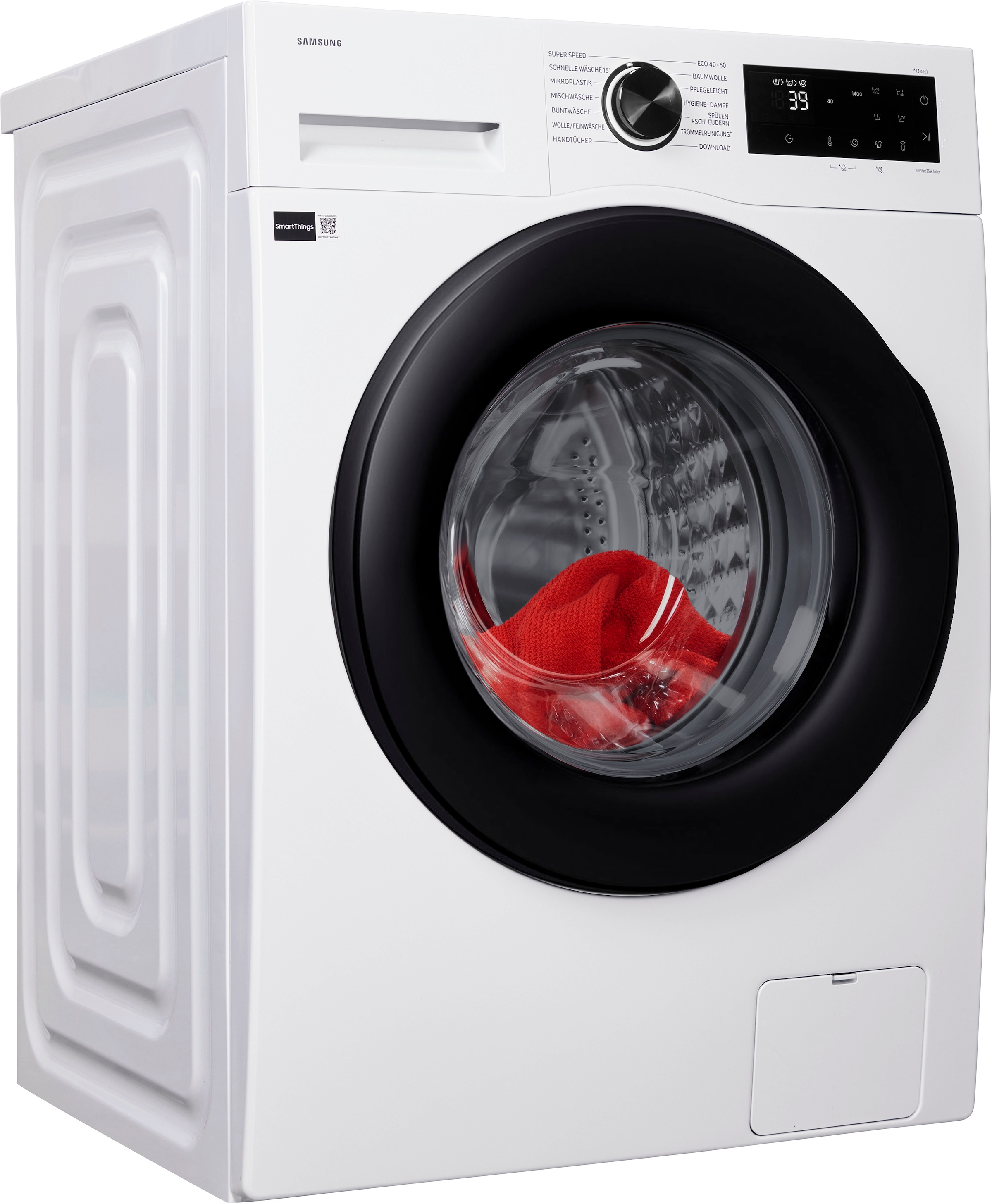 Samsung Waschmaschine WW5000F »WW1EFG5U34AEEG« 10 kg 1350 U/min AI Ecobubbleᵀᴹ - Effizient und schonend waschen