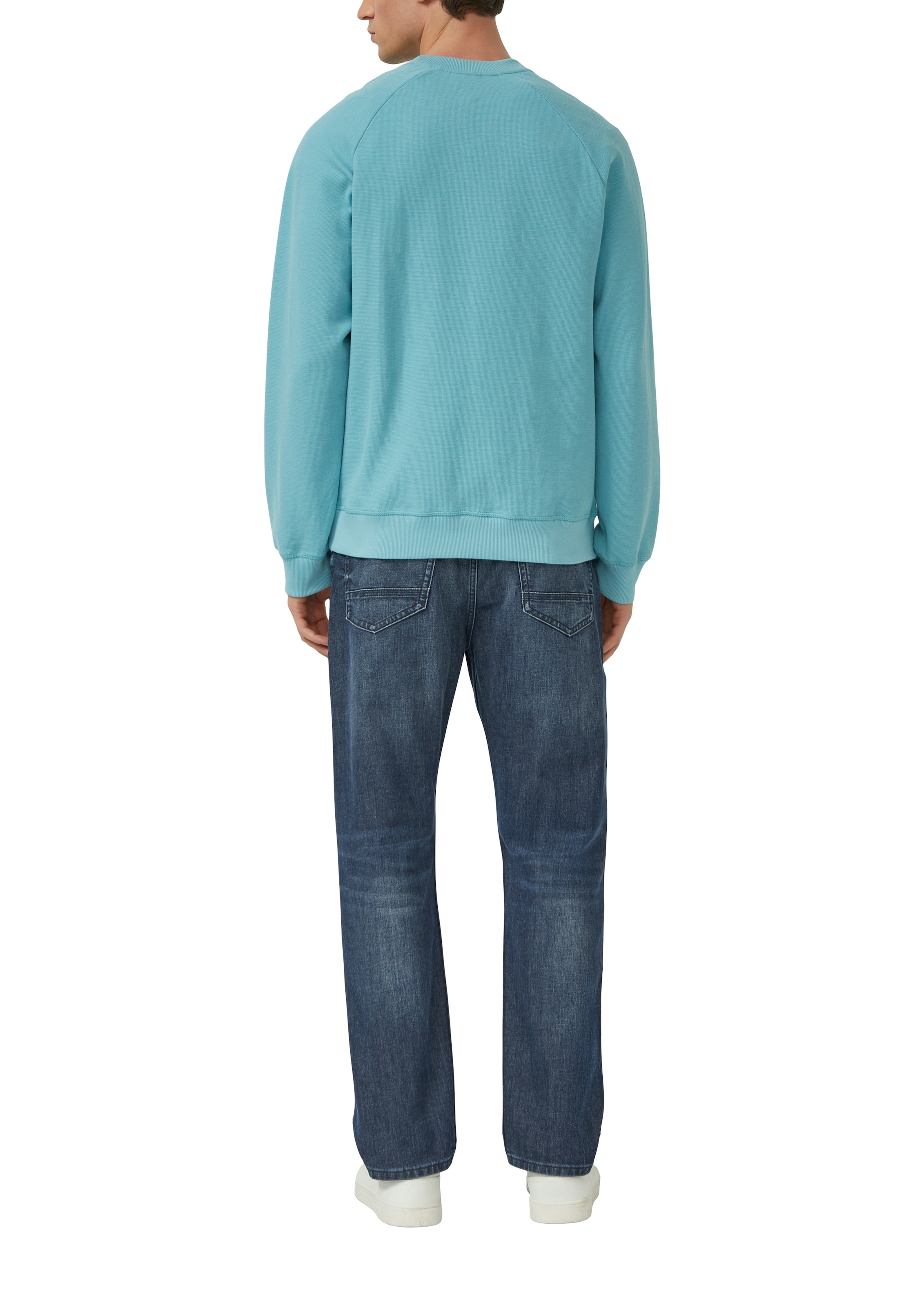 s.Oliver Sweatshirt , unifarben, aus reiner Baumwolle
