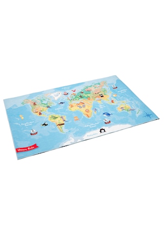 Kinderteppich »Weltkarte«, rechteckig