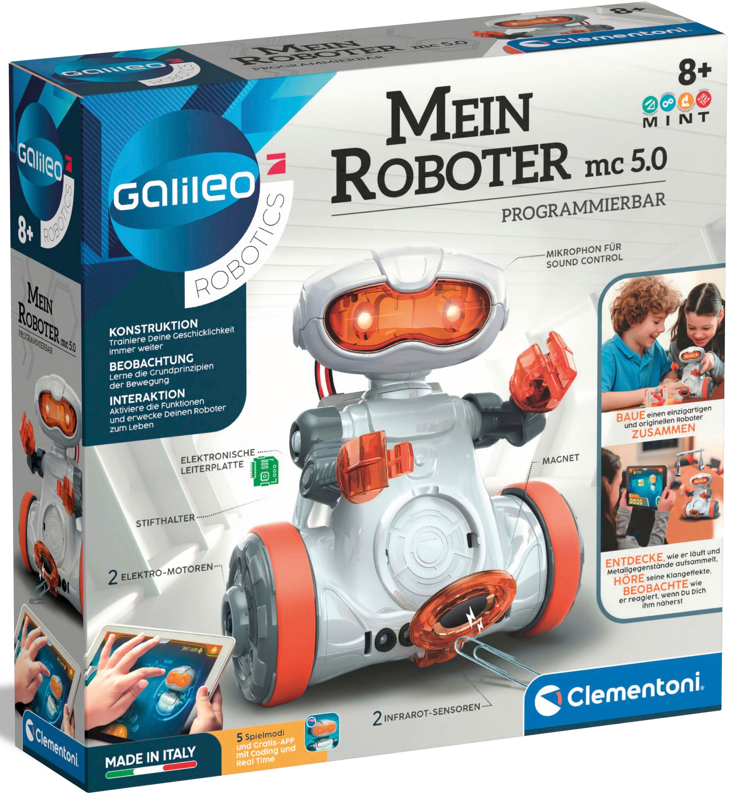 Experimentierkasten »Galileo, Mein Roboter MC5.0«, Made in Europe