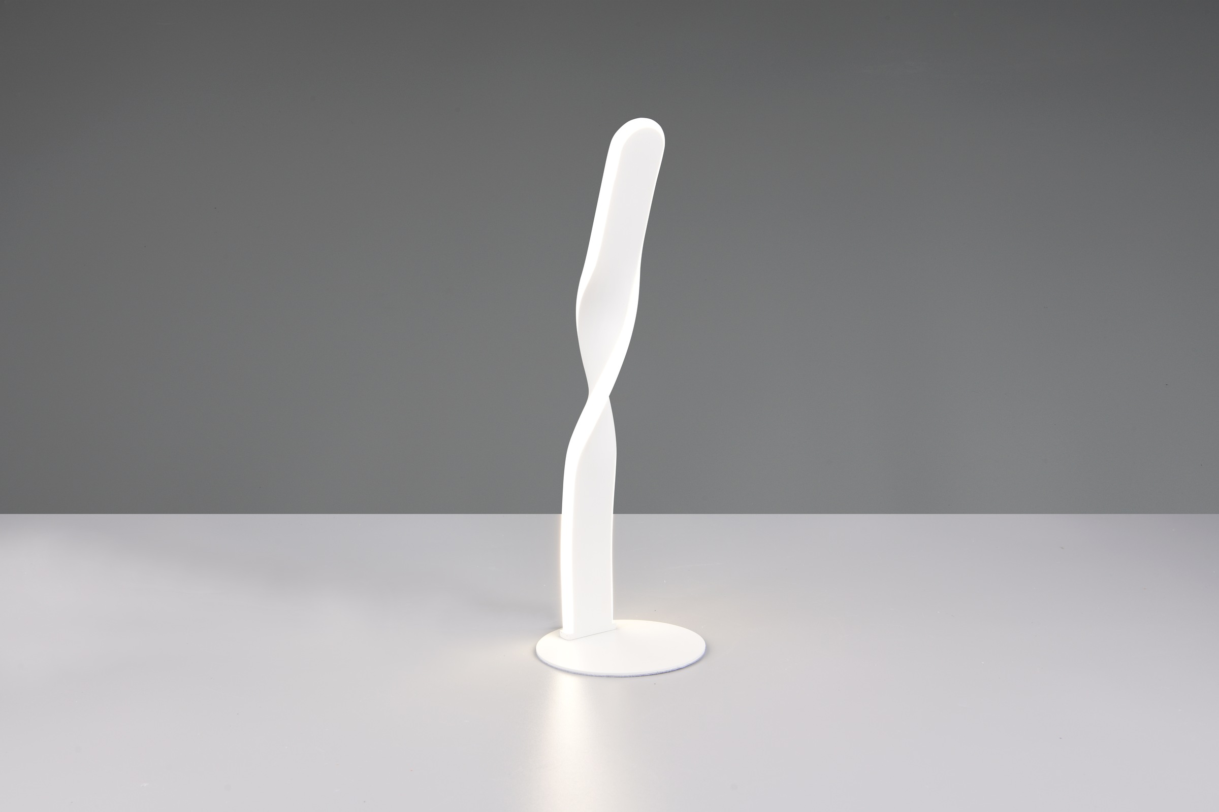 REALITY Leuchten LED Tischleuchte »GINKO, LED Tischlampe 10W 1070 Lumen 4000K kaltweiß, Schreibtischlampe« LED-Board 1 Stk. Kaltweiß Tischleuchte mit Schnurschalter ON/OFF, Höhe 40,5 cm Ø 13 cm