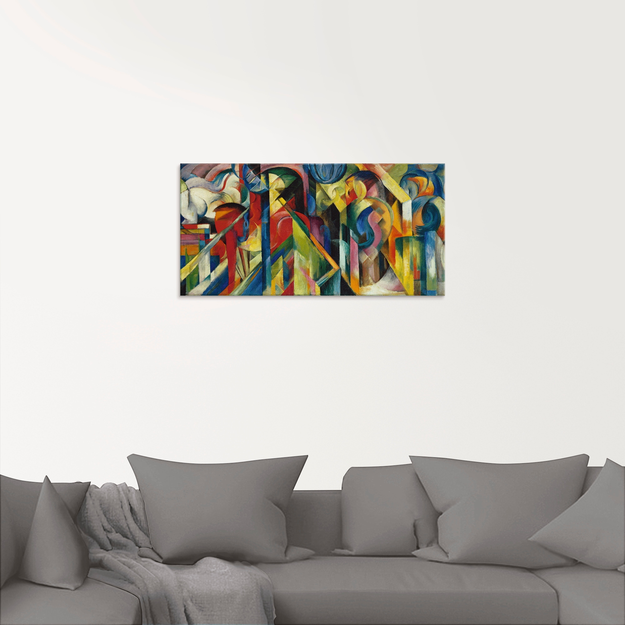 Artland Glasbild »Stallungen. 1913«, Muster, (1 St.), in verschiedenen Größen